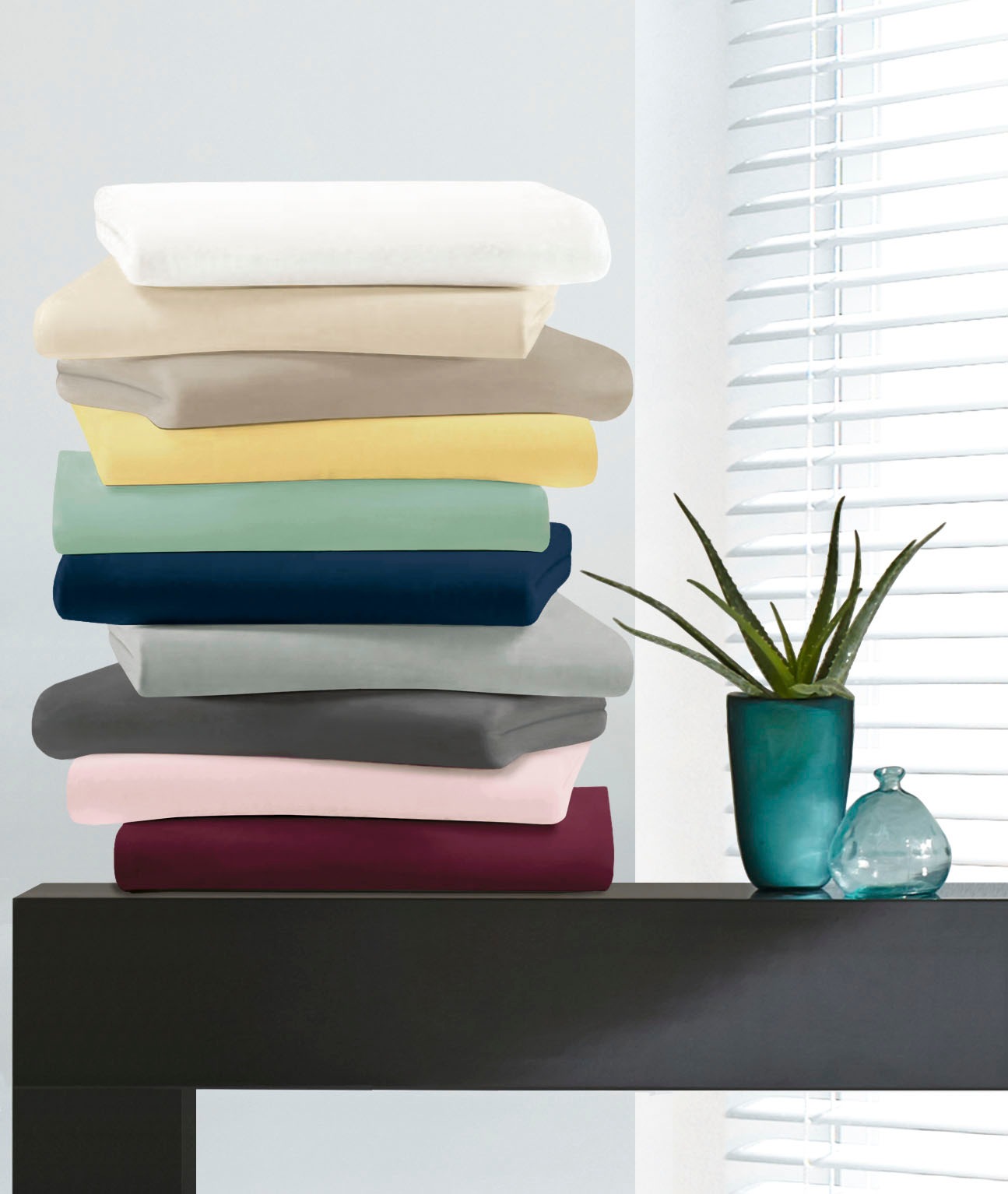 BIERBAUM Spannbettlaken "Jersey" 95 % Baumwolle und 5 % Elasthan für optima günstig online kaufen