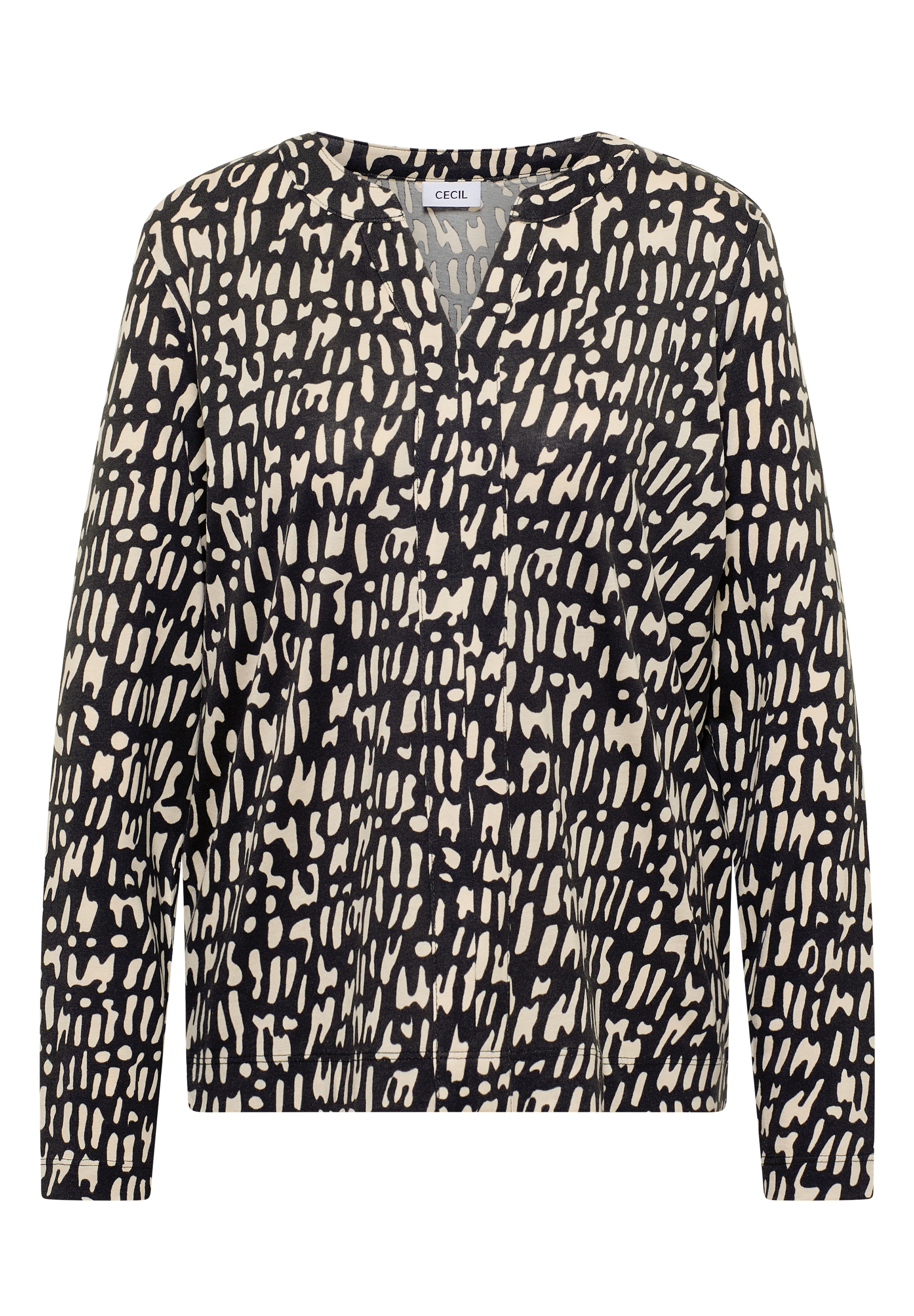 Cecil Print-Shirt im Tunika-Look und mit grafischem Muster