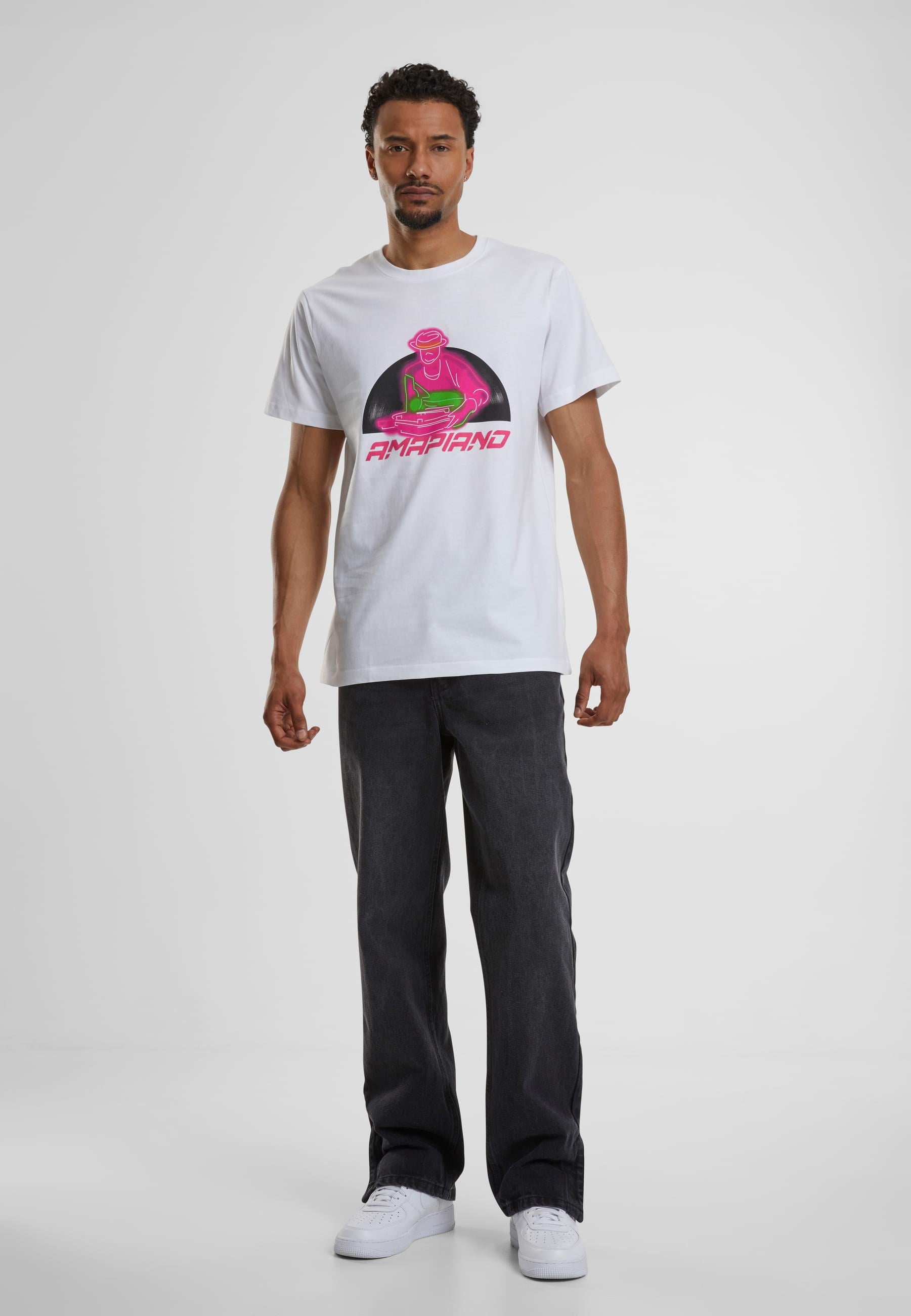 MisterTee Kurzarmshirt »MisterTee Herren Amapiano Tee«, (1 tlg.)