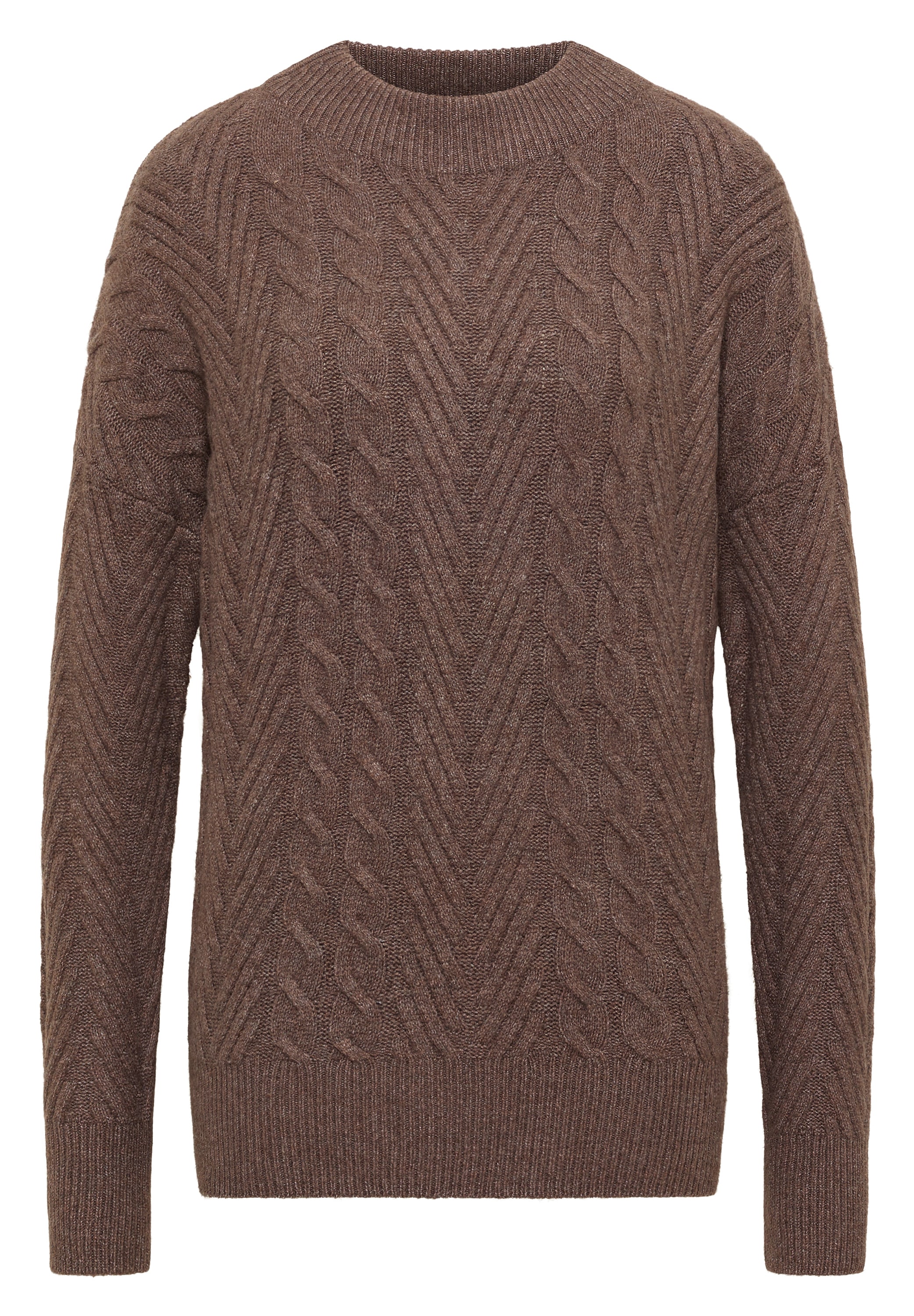 Cecil Strickpullover, mit Turtle Neck, Zopfmuster