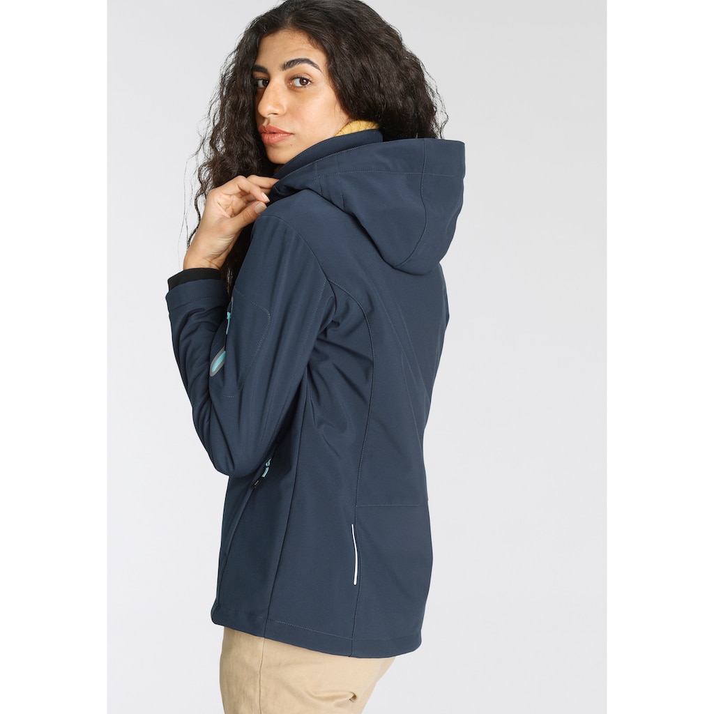 CMP Softshelljacke, mit Kapuze