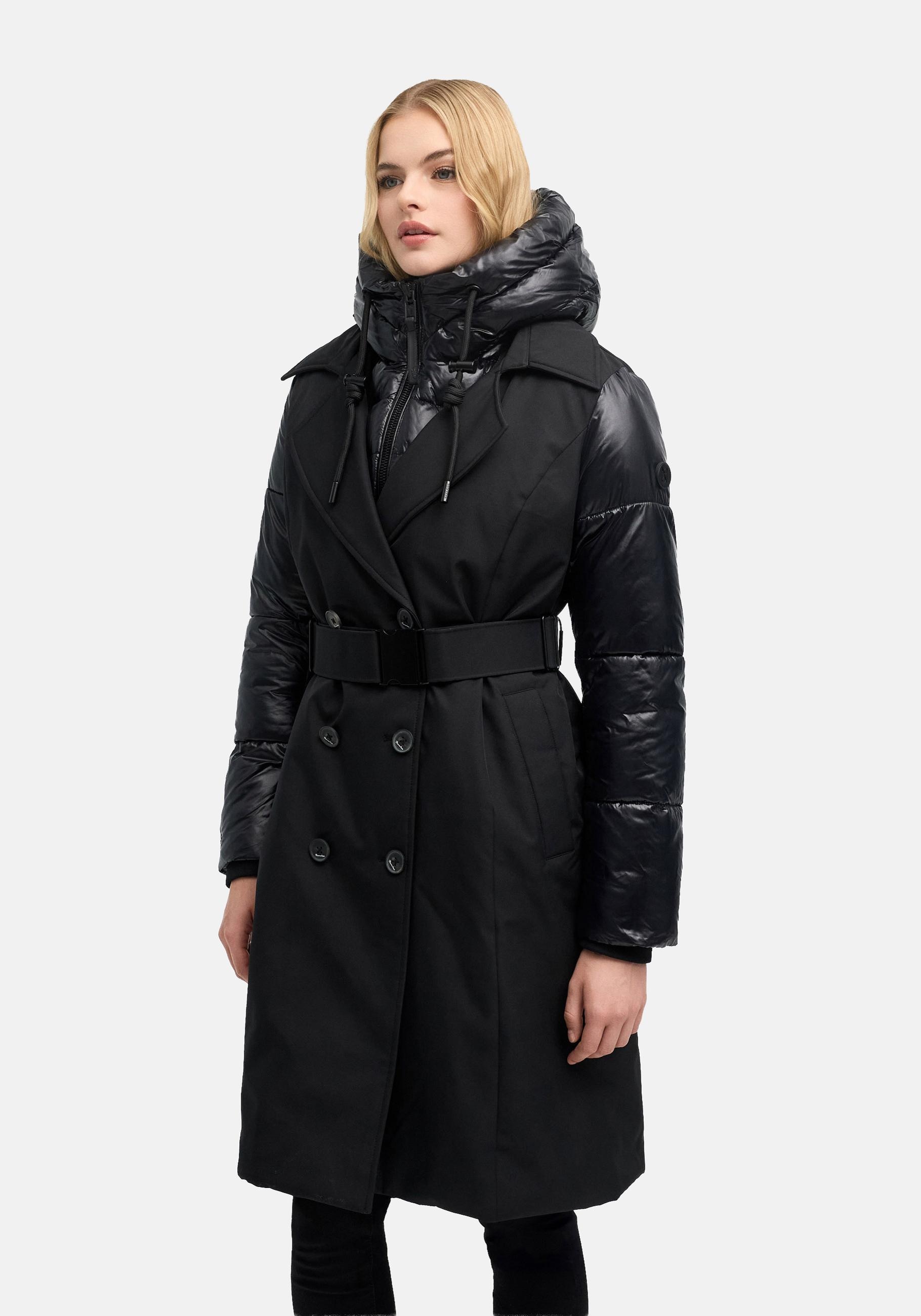 Navahoo Trenchcoat »City-Glow 14« Klassischer Mantel mit herausnehmbarem Stepp-Inlay