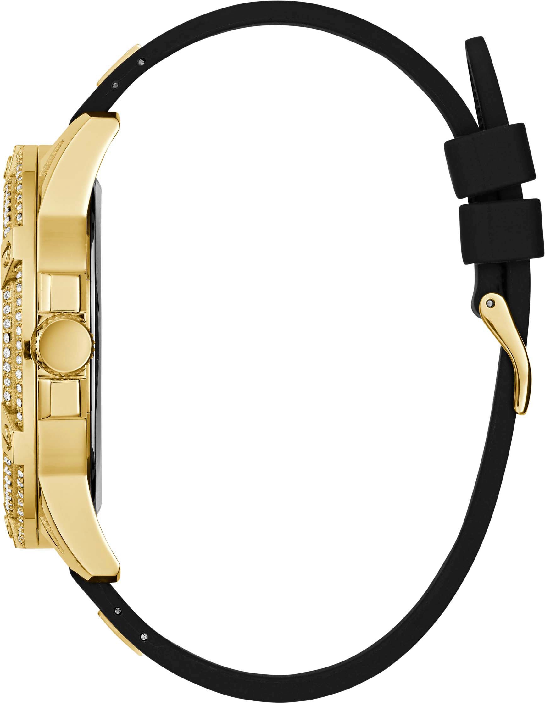 Guess Multifunktionsuhr »KING«, Armbanduhr, Quarzuhr, Herrenuhr