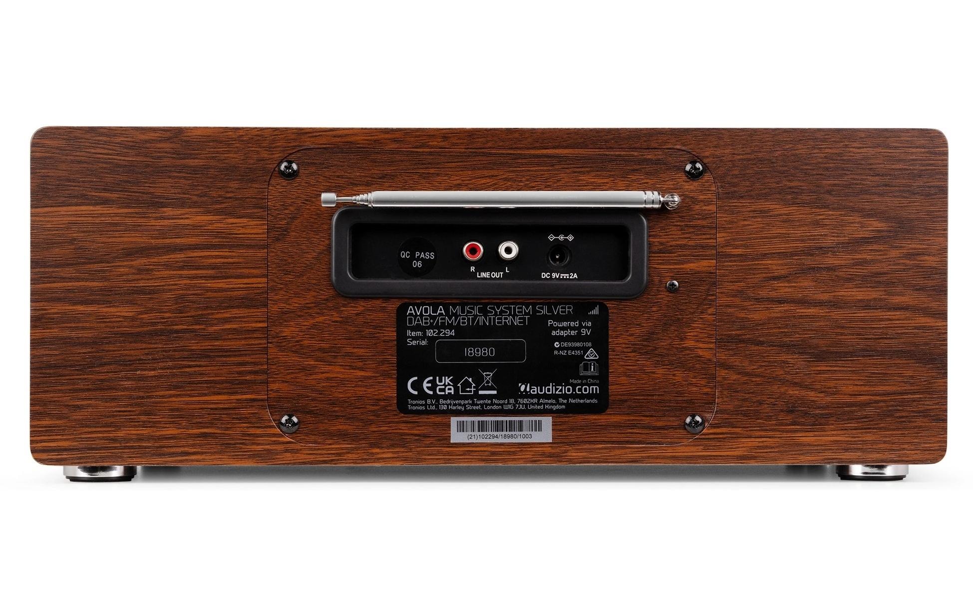 AUDIZIO Digitalradio (DAB+) »Avola« ( Digitalradio (DAB+) | FM-Tuner )