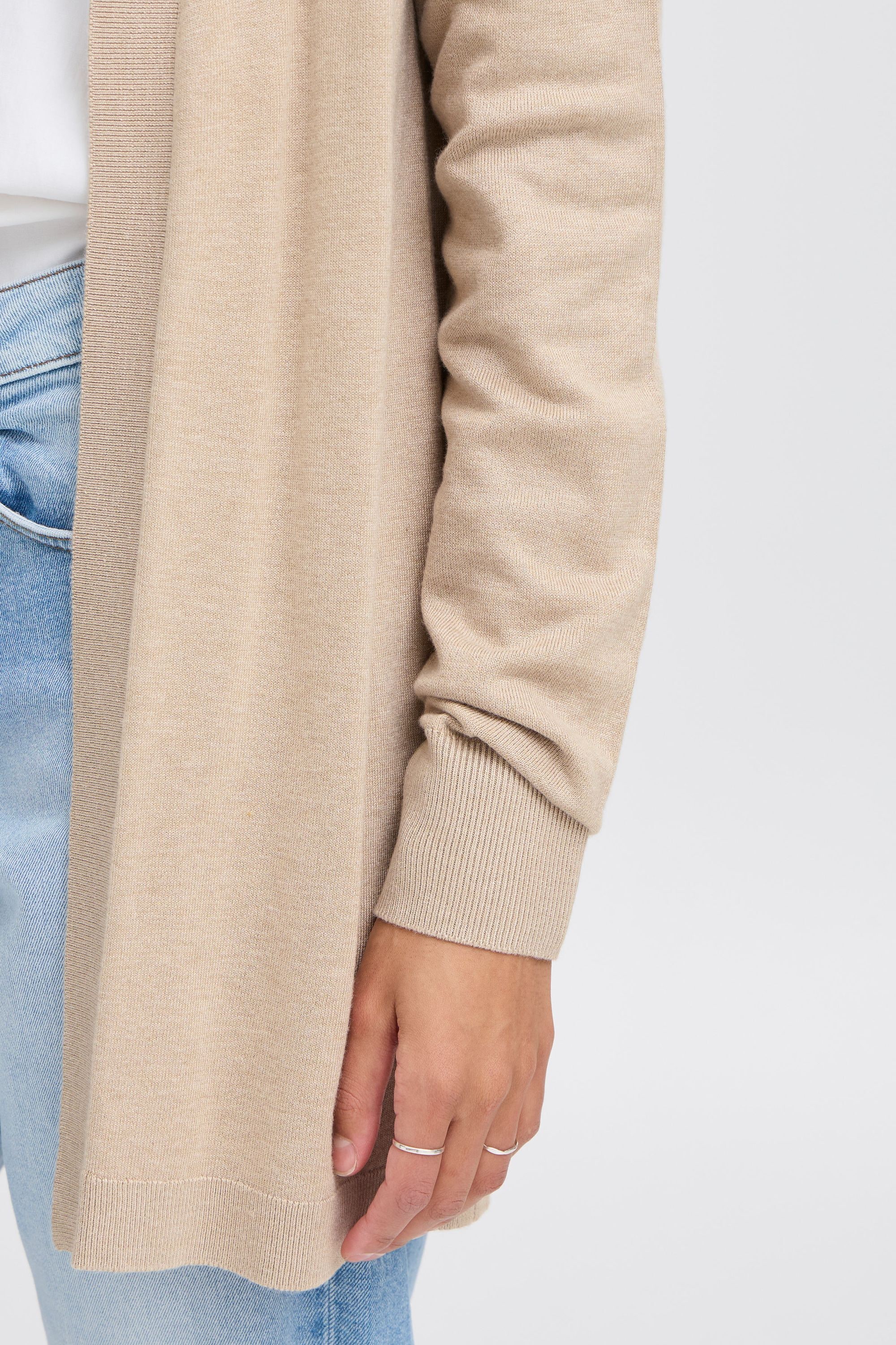 b.young Strickjacke »Strickjacke BYMMMORLA LONG CARDIGAN -«