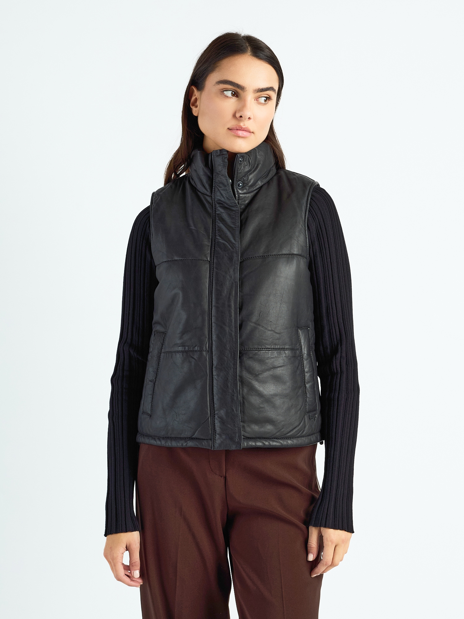 Maze Lederweste "42023009" günstig online kaufen