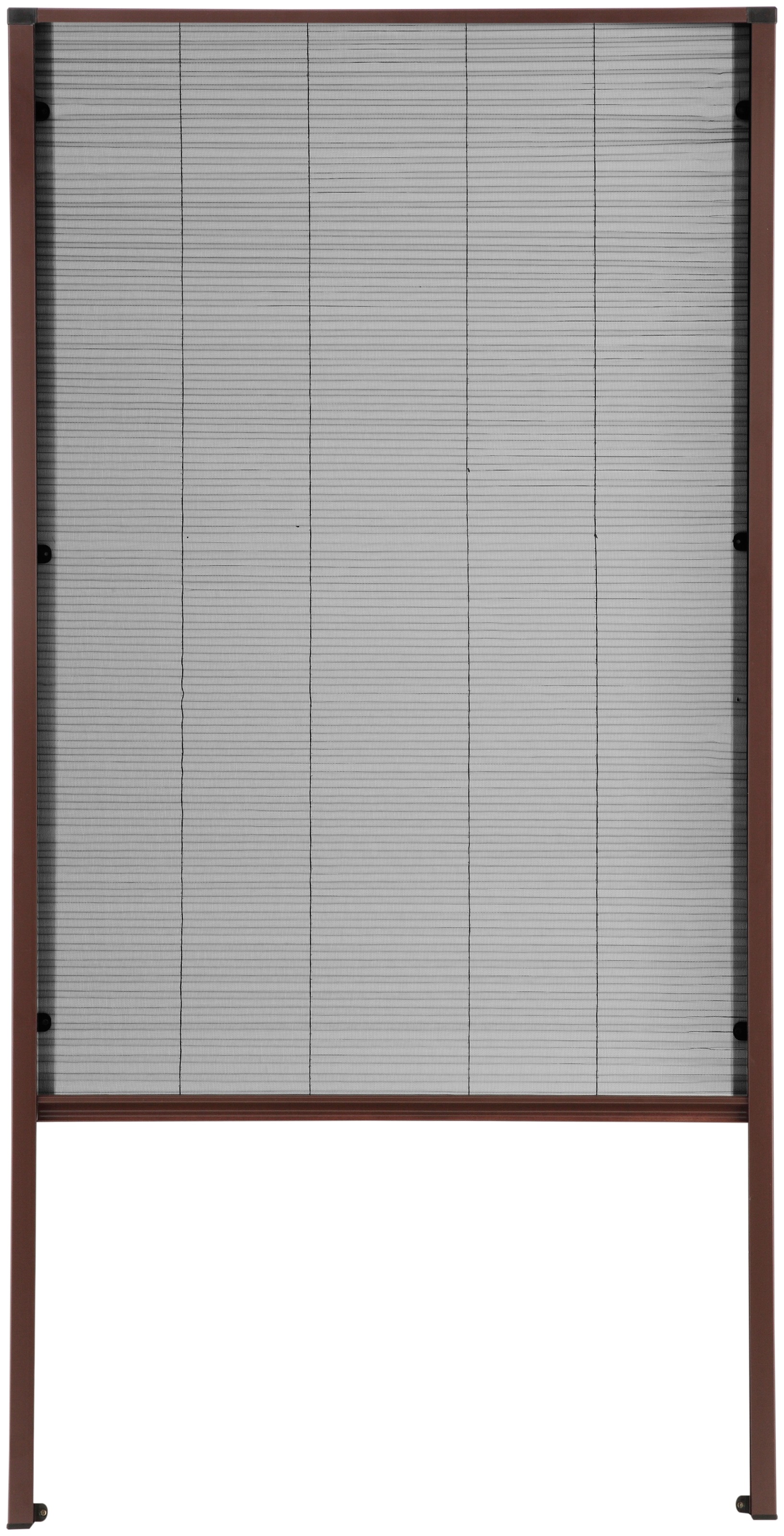 hecht international Insektenschutzrollo "für Dachfenster", transparent, braun/anthrazit, BxH: 80x160 cm