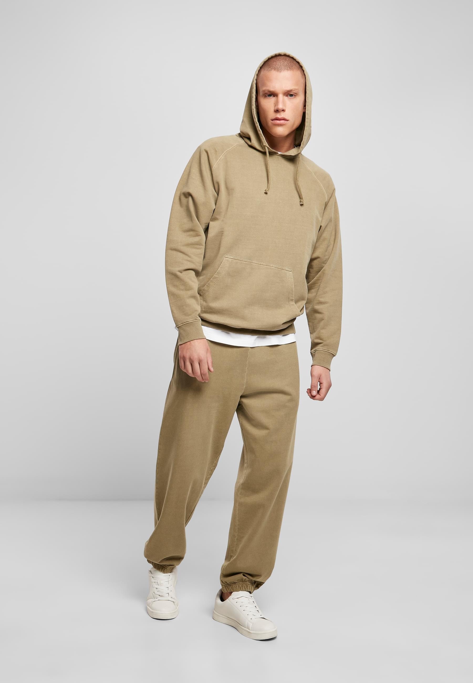 URBAN CLASSICS Sweatshirt »Urban Classics Herren Overdyed Hoody«, (1 tlg.)