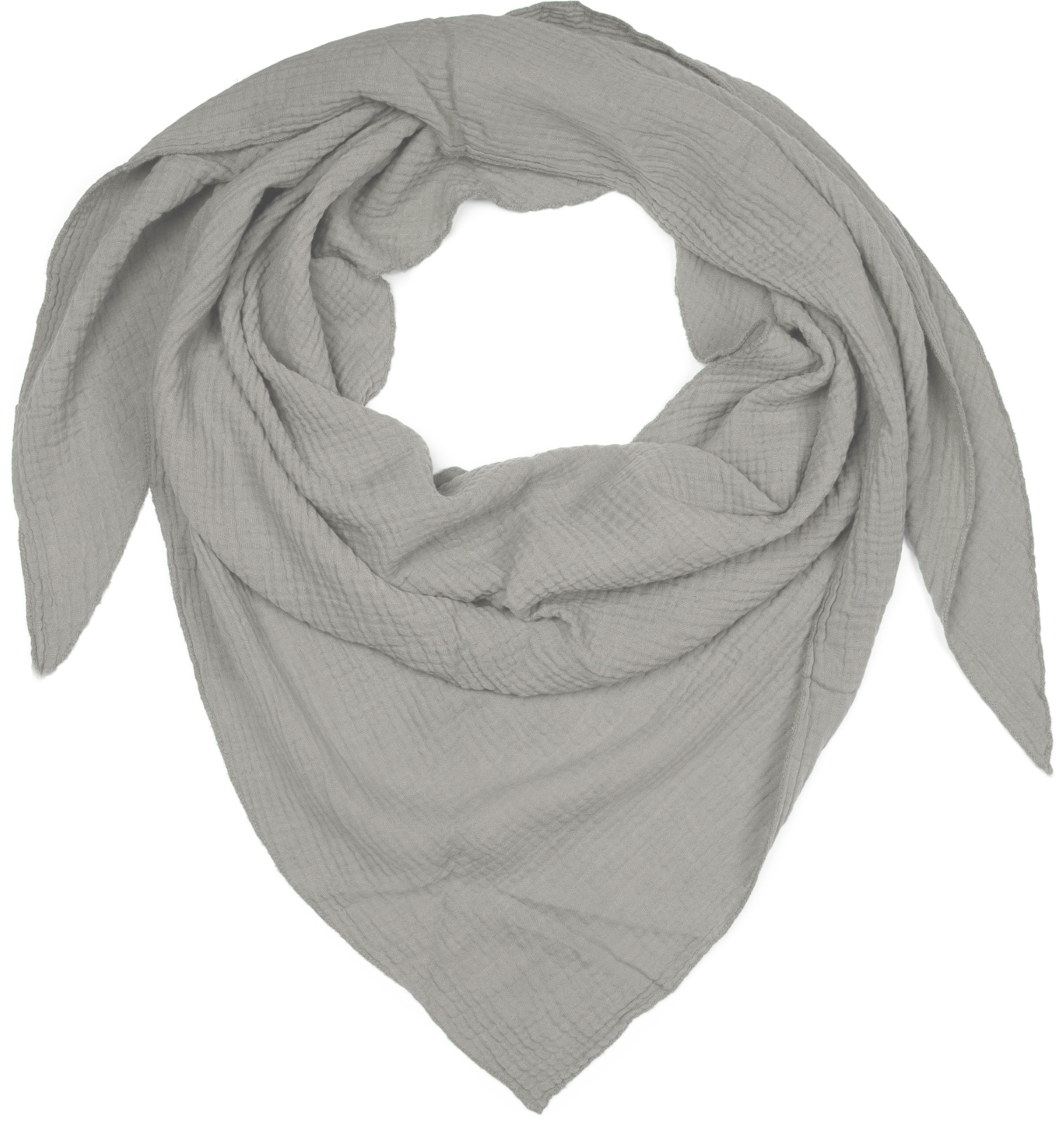 styleBREAKER Dreieckstuch "Musselin Dreiecktuch Einfarbig" 1 Stk.