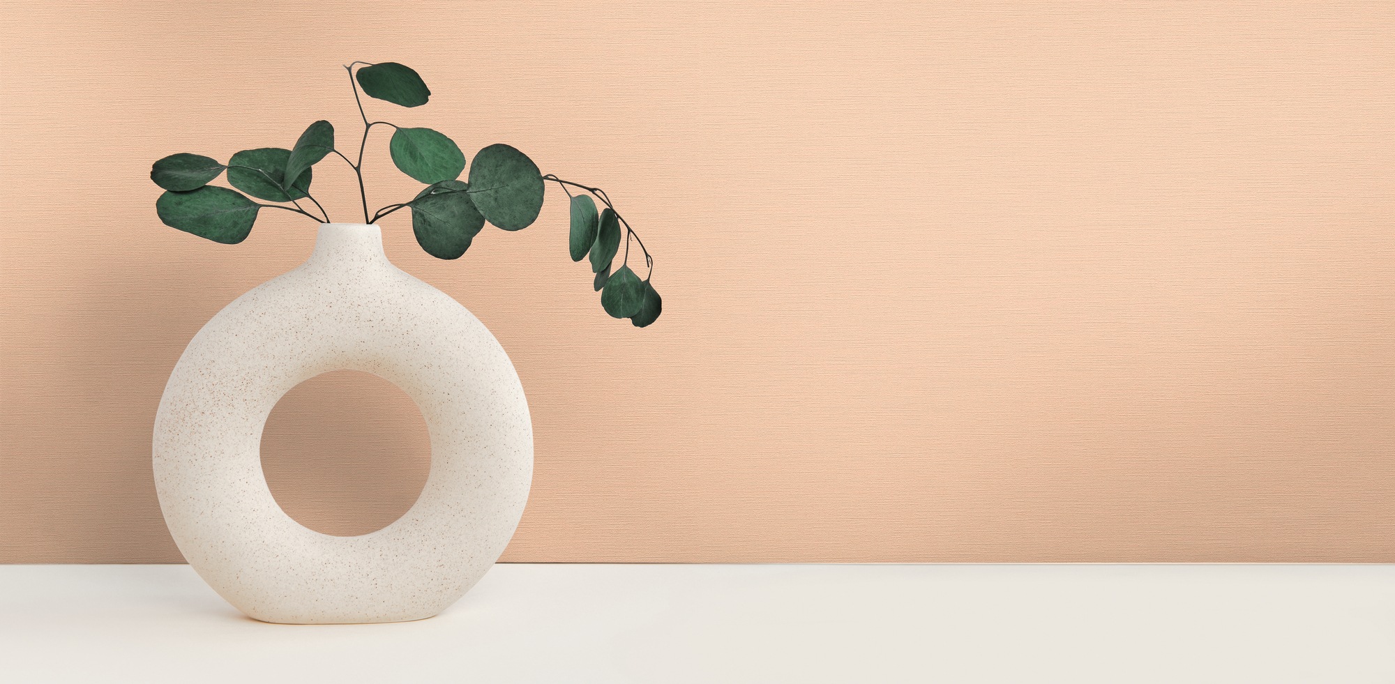 living walls Vliestapete »Florale Tapete Zweige & Blätter Wasserfarben-Stil« matt glatt