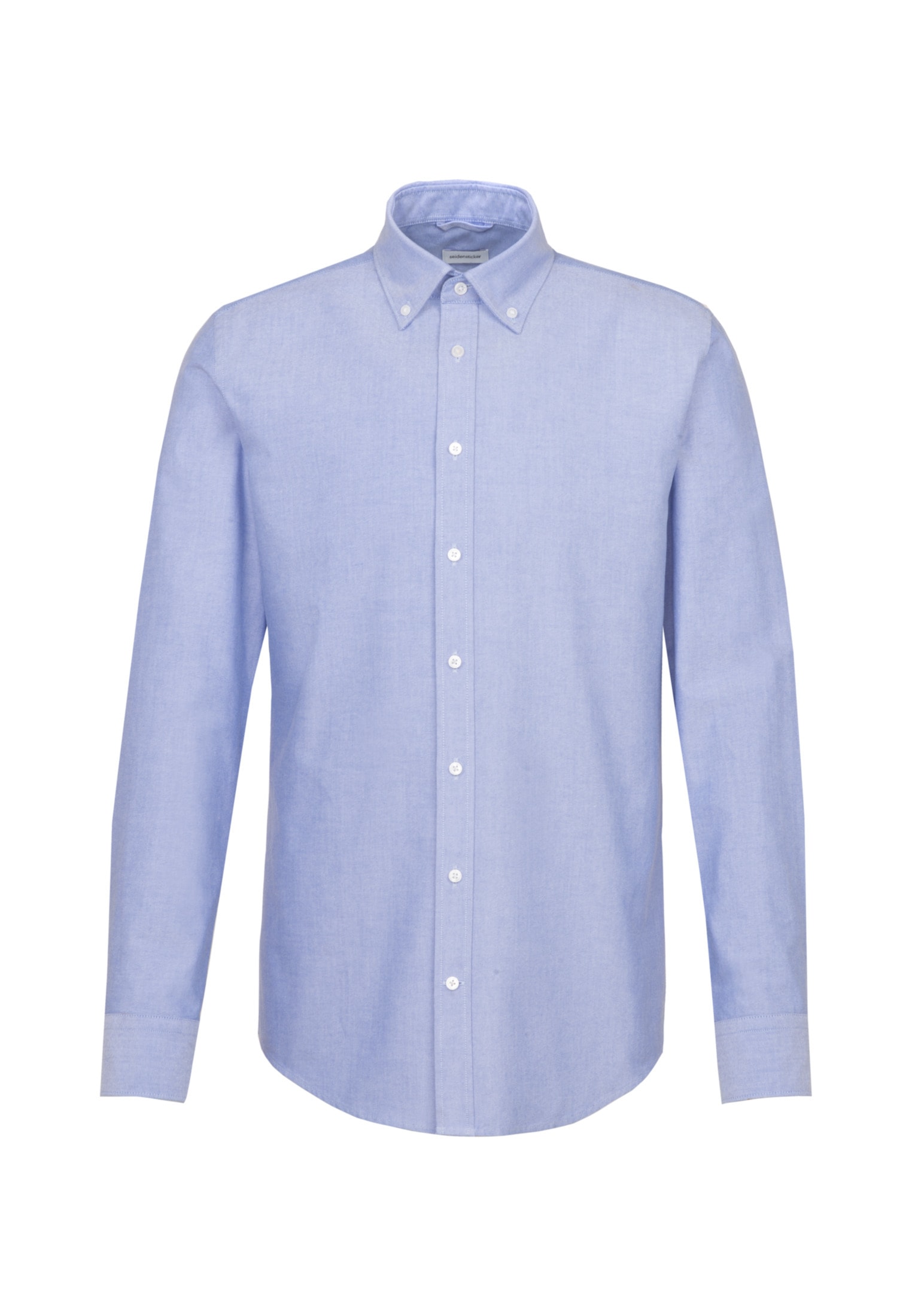 seidensticker Businesshemd »Slim«, Slim Langarm Button-Down-Kragen Uni