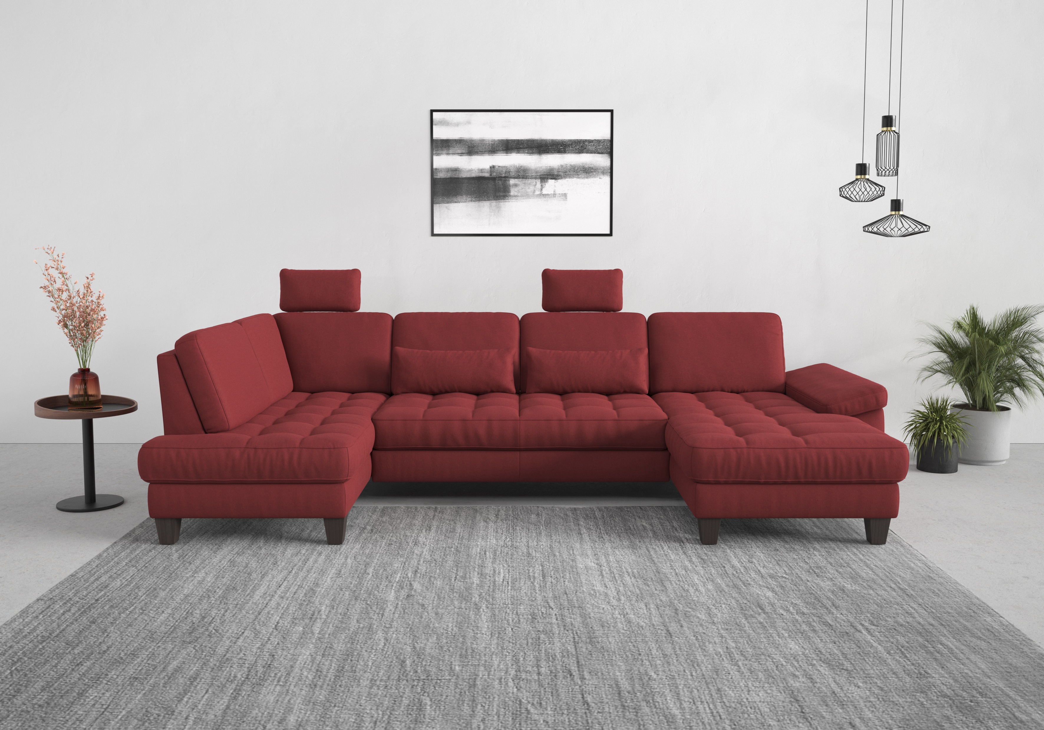 Thumbnail - sit&more Wohnlandschaft "Westham U-Form", wahlweise mit Bettfunktion, Bettkasten, Sitztiefenverstellung