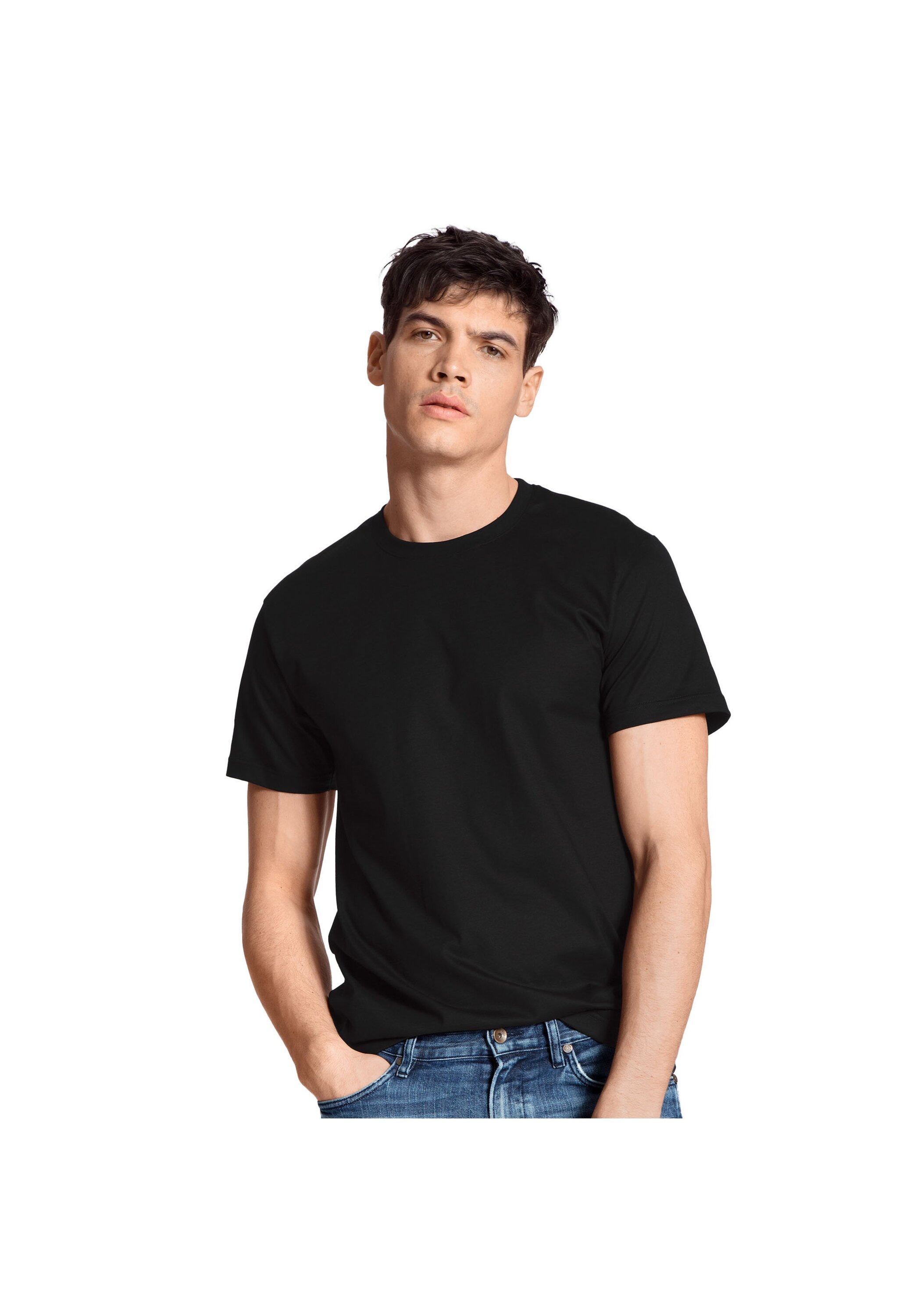 CALIDA T-Shirt »T-Shirt MEN T-Shirt 2PACK Natural Benefit 100% cotton 4er Pack«