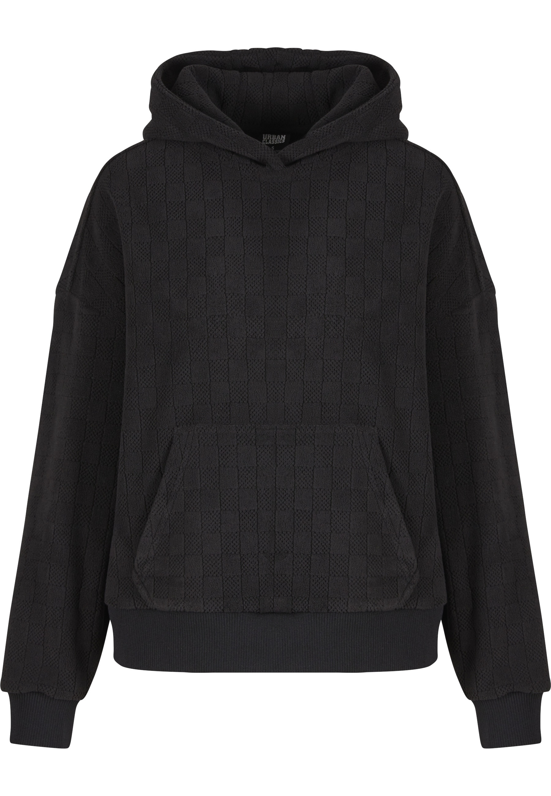 URBAN CLASSICS Kapuzensweatshirt "Urban Classics Ladies Jacquard Velvet Ove günstig online kaufen