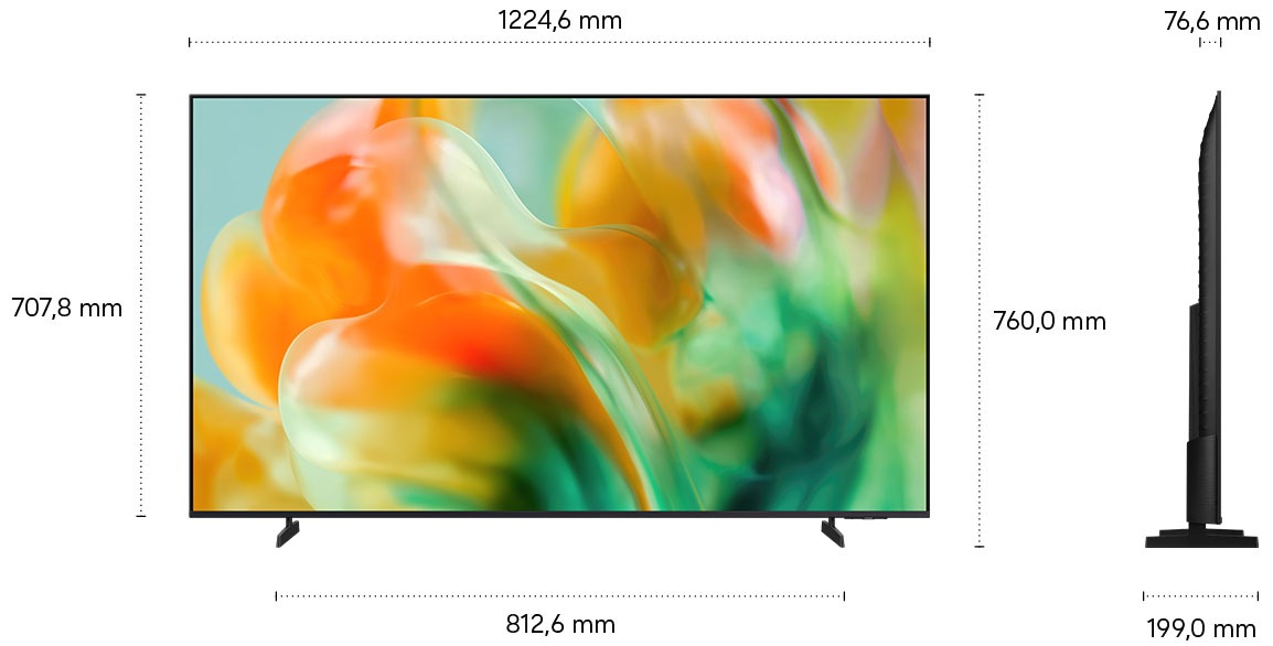 Samsung Mini-LED-Fernseher »GU55M80HAU« 138 cm/55 ″ Smart-TV Mini-LED HDR, Motion Xcelerator 144 Hz, AI Fußballmodus, Dynamik Sound