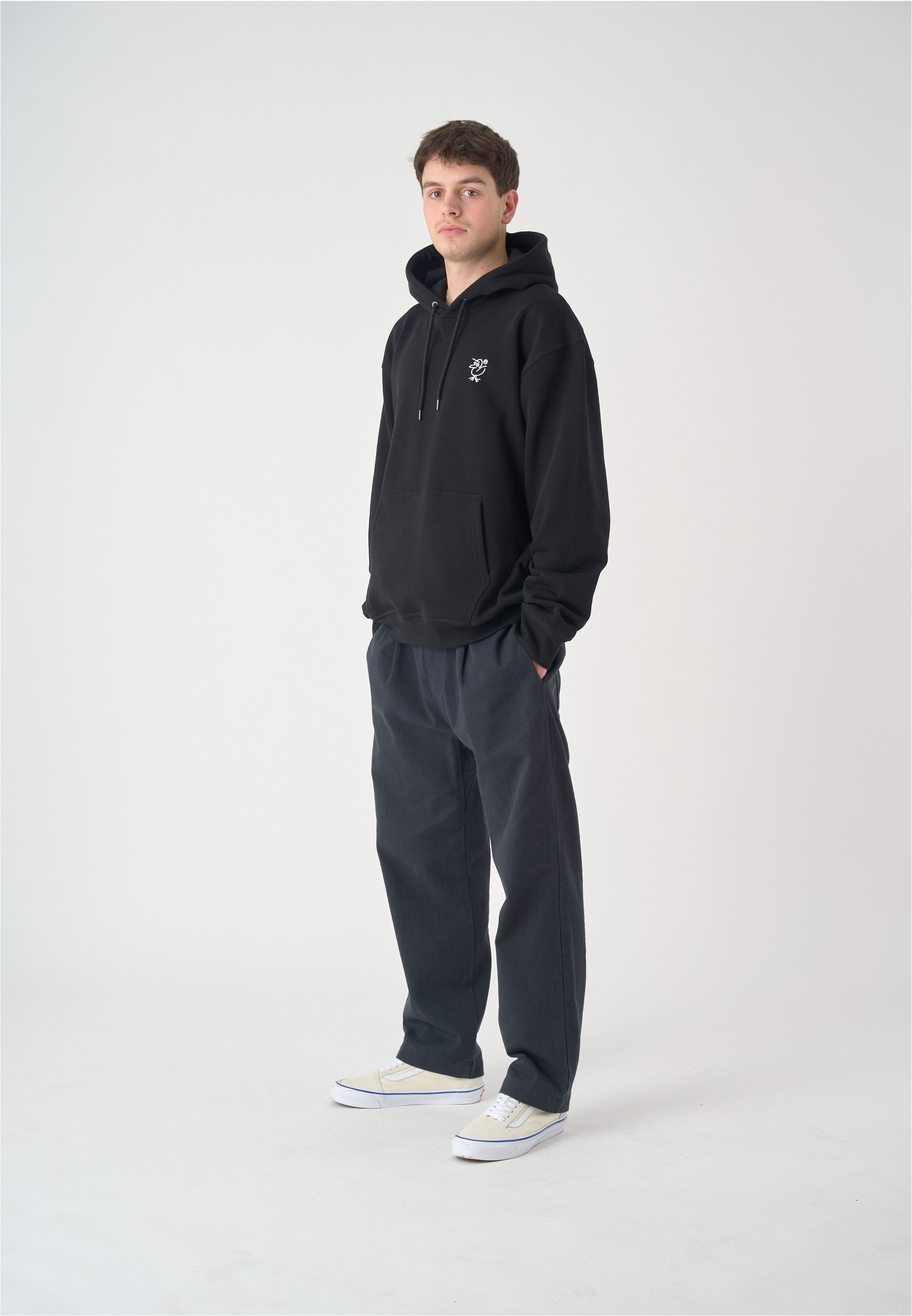 Cleptomanicx Kapuzensweatshirt »Sketch Gull«, mit toller Stickerei auf der Brust