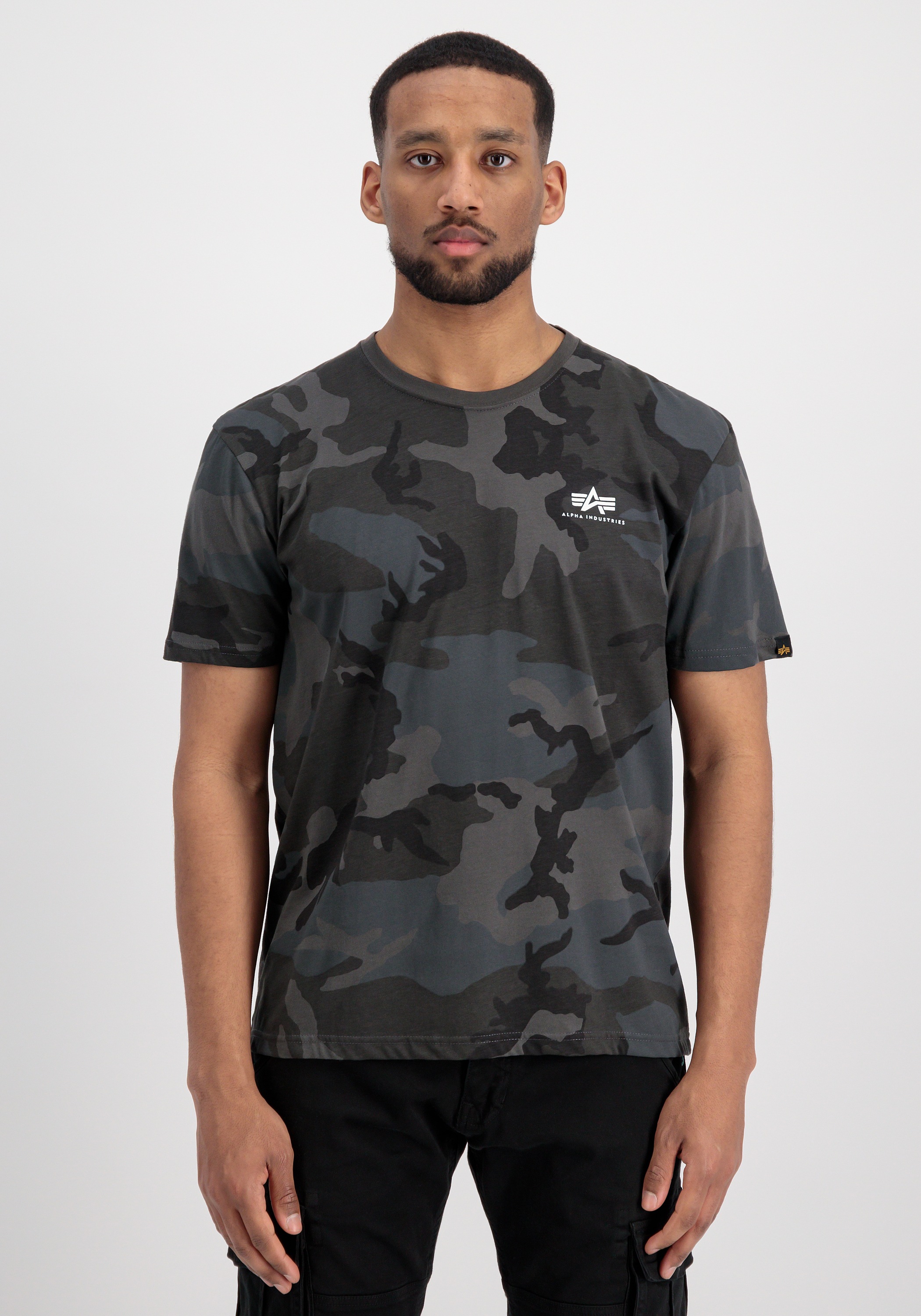 Alpha Industries T-Shirt "Basic T-Shirt SL Camo" günstig online kaufen