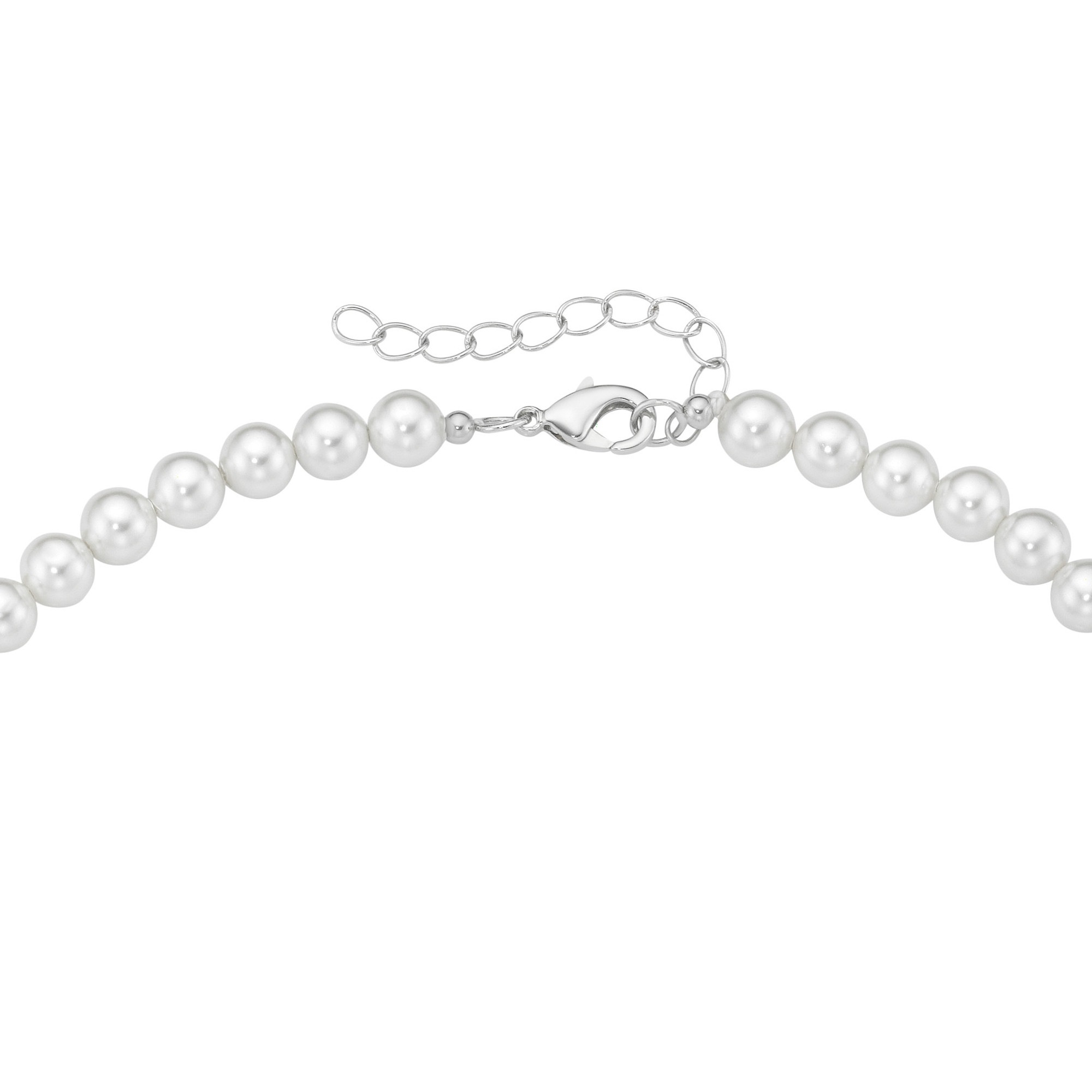 Firetti Schmuckset »Multipack Schmuck Geschenk Perlenkette Perlenarmband Perlenohrhaken« (Set, 4 tlg.)  mit Muschelkernperlen und Kristallsteinen