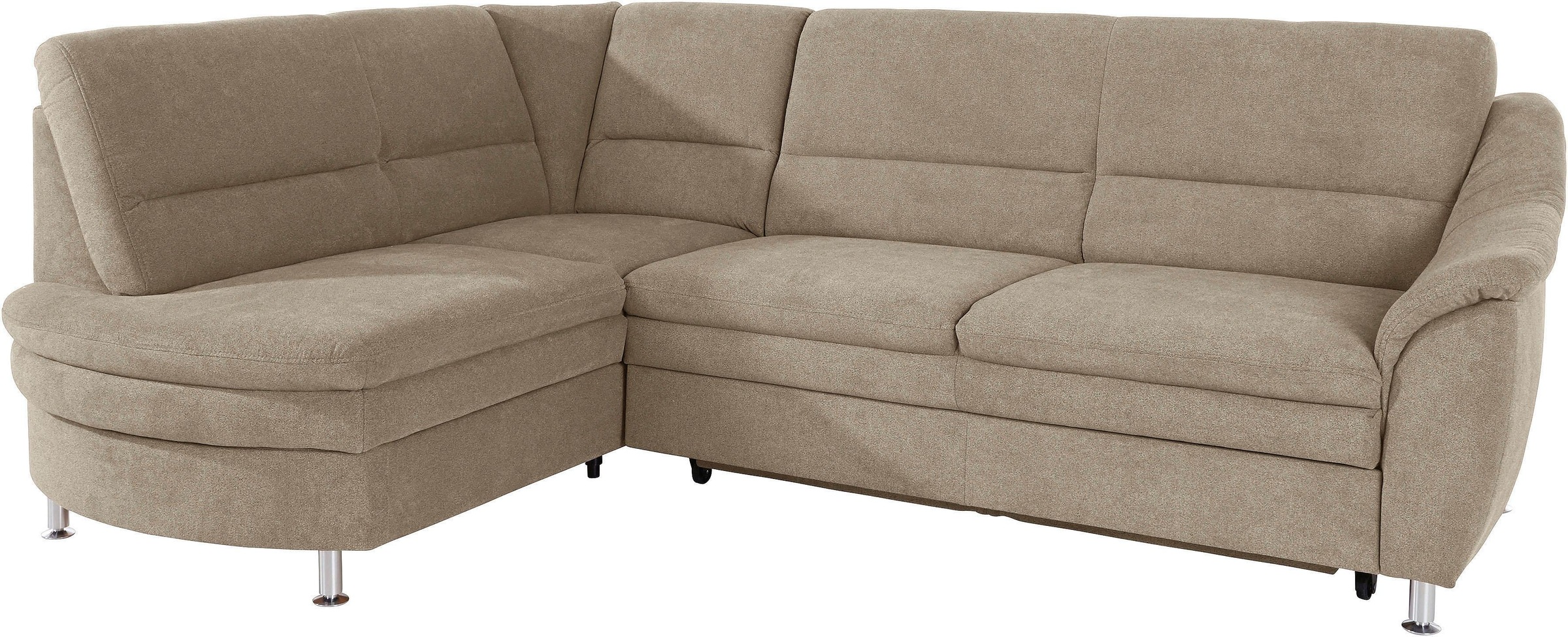 PLACES OF STYLE Ecksofa "Cardoso L-Form" Federkern, wahlweise mit Bett, Sch günstig online kaufen