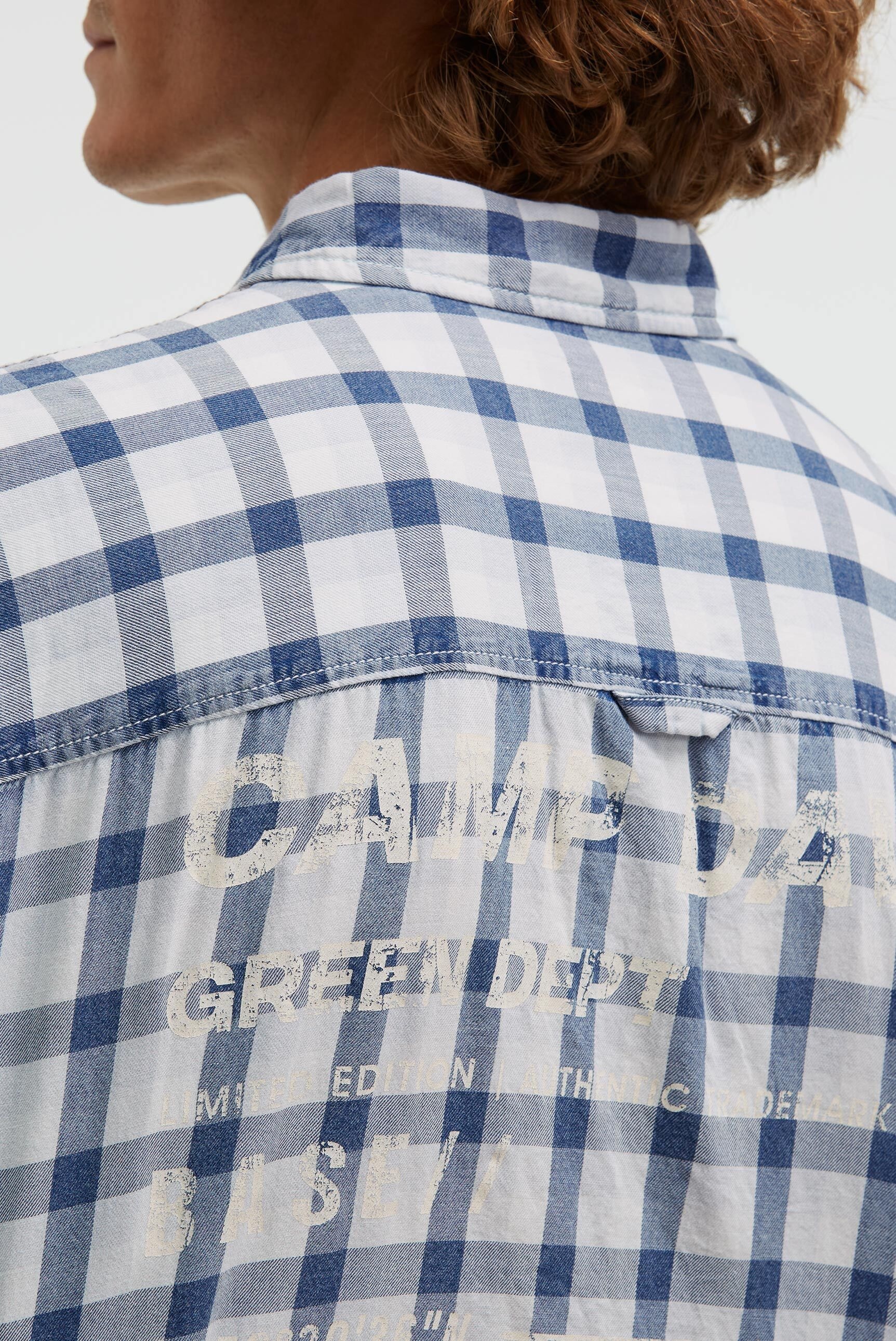 CAMP DAVID Kurzarmhemd aus Baumwolle