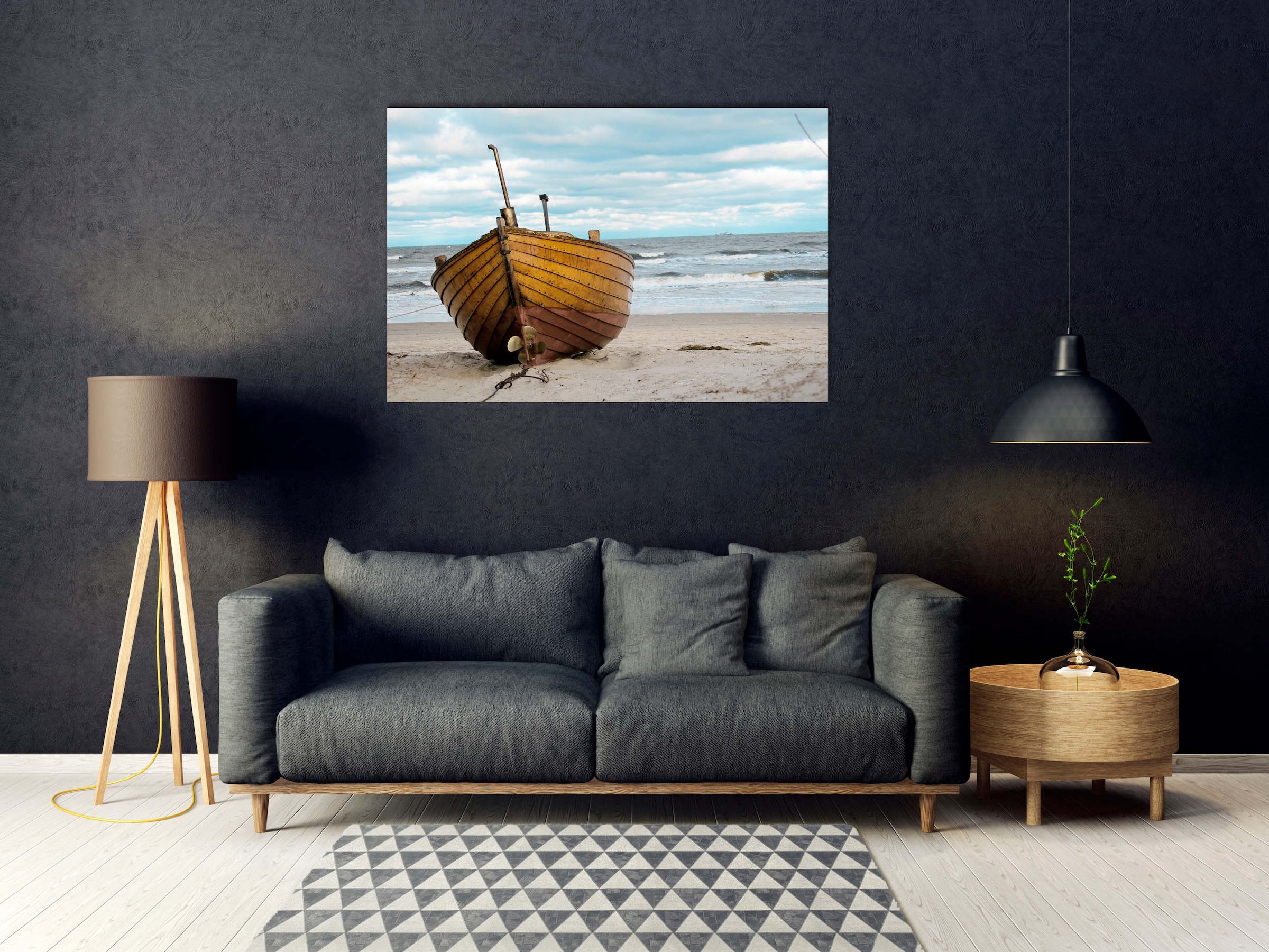 queence Acrylglasbild "Eragon" Himmel  Meer  Meer Bilder  Schiffe  Spa  Spa günstig online kaufen