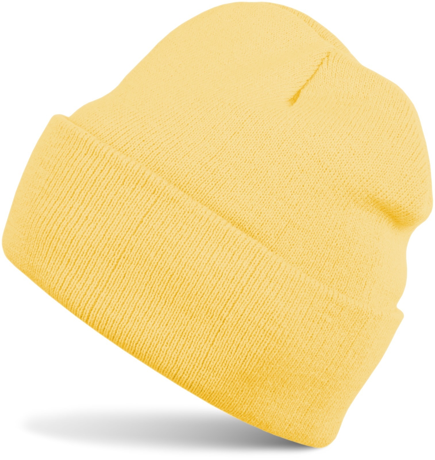 styleBREAKER Strickmütze "Winter Strickmütze mit Krempe" 1 Stk.