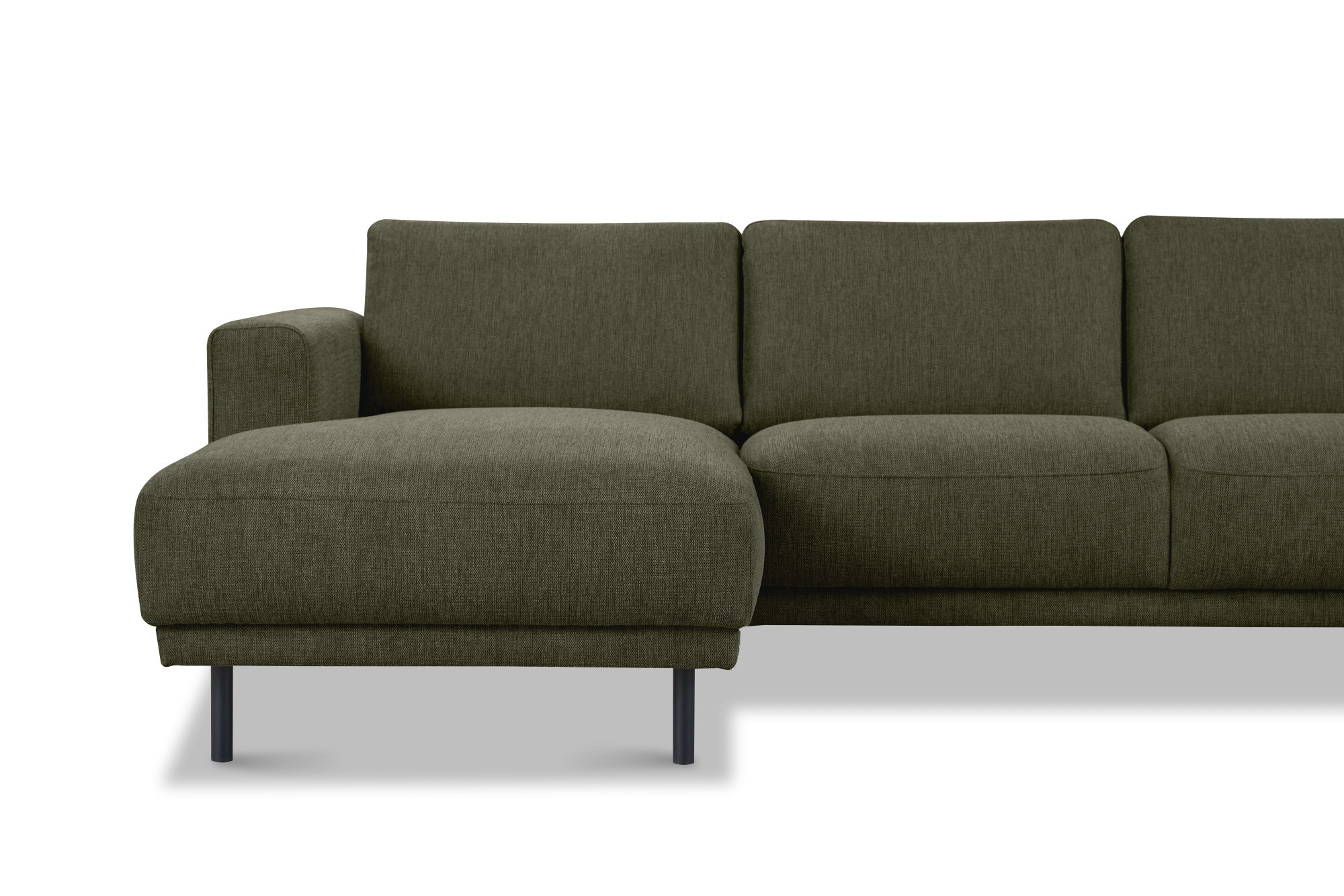 Home affaire Wohnlandschaft »Sveeva, U-Form, XXL, B.310 cm, schwarze Metallfüße« langlebiger Webstoff, mit Wellenunterfederung, viele Farben