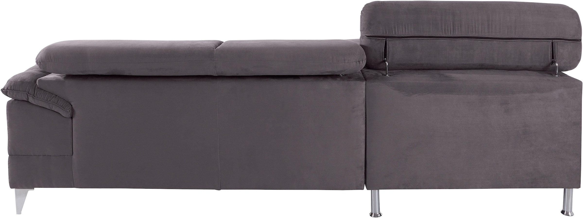 COTTA Polstergarnitur »Caluso«, Set: bestehend aus Ecksofa, Hocker, Ecksofa inkl. Kopfteilverstellung