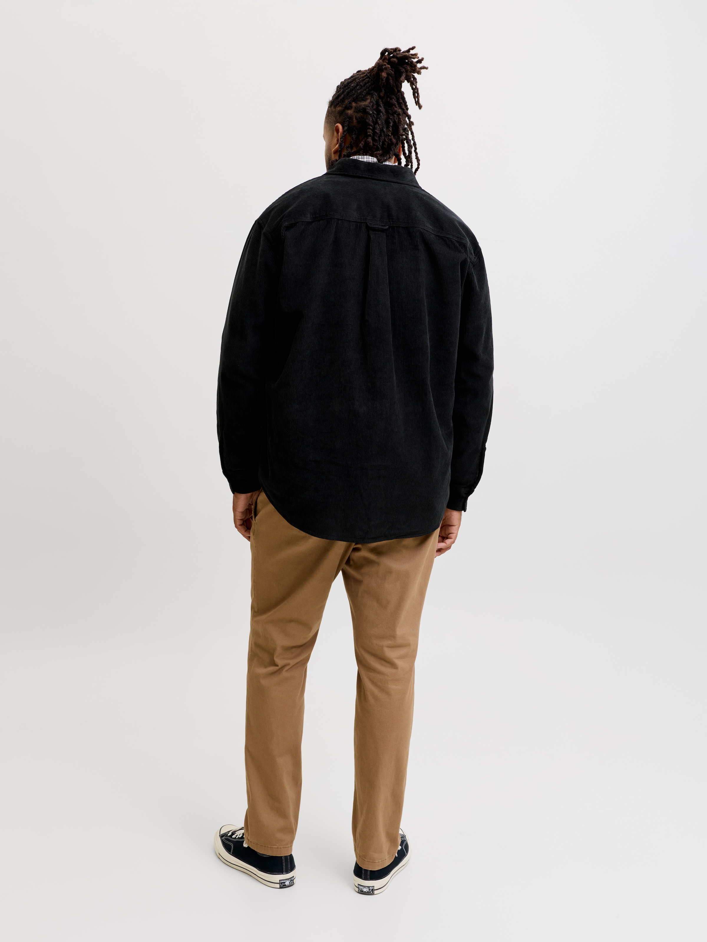 Jack & Jones PlusSize Langarmhemd »JJEREGENT CORD OVERSHIRT LS SN PLS« Baumwolle, regular fit