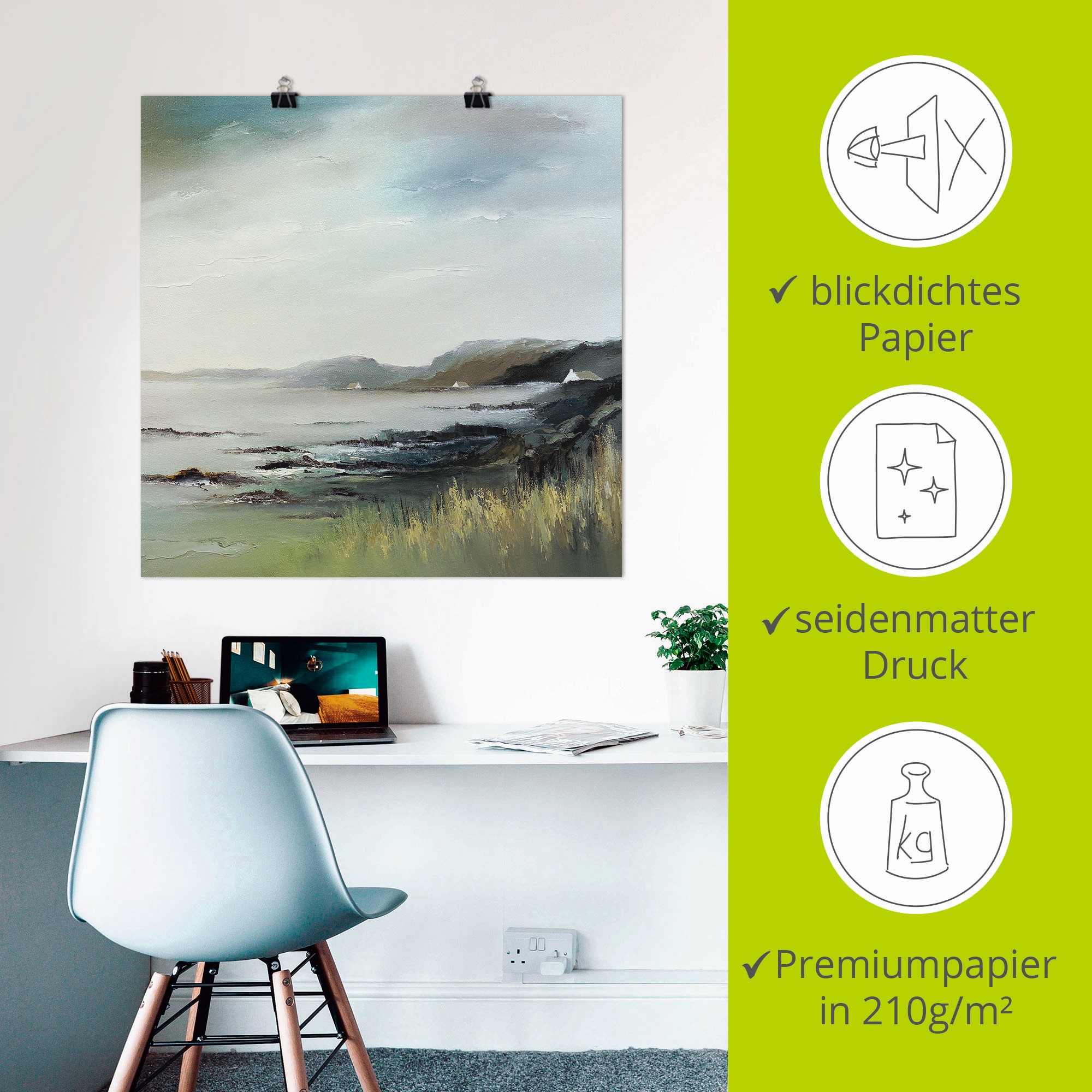 Artland Wandbild »See« Küste 1 Stk. tlg. als Leinwandbild, Poster in verschied. Größen