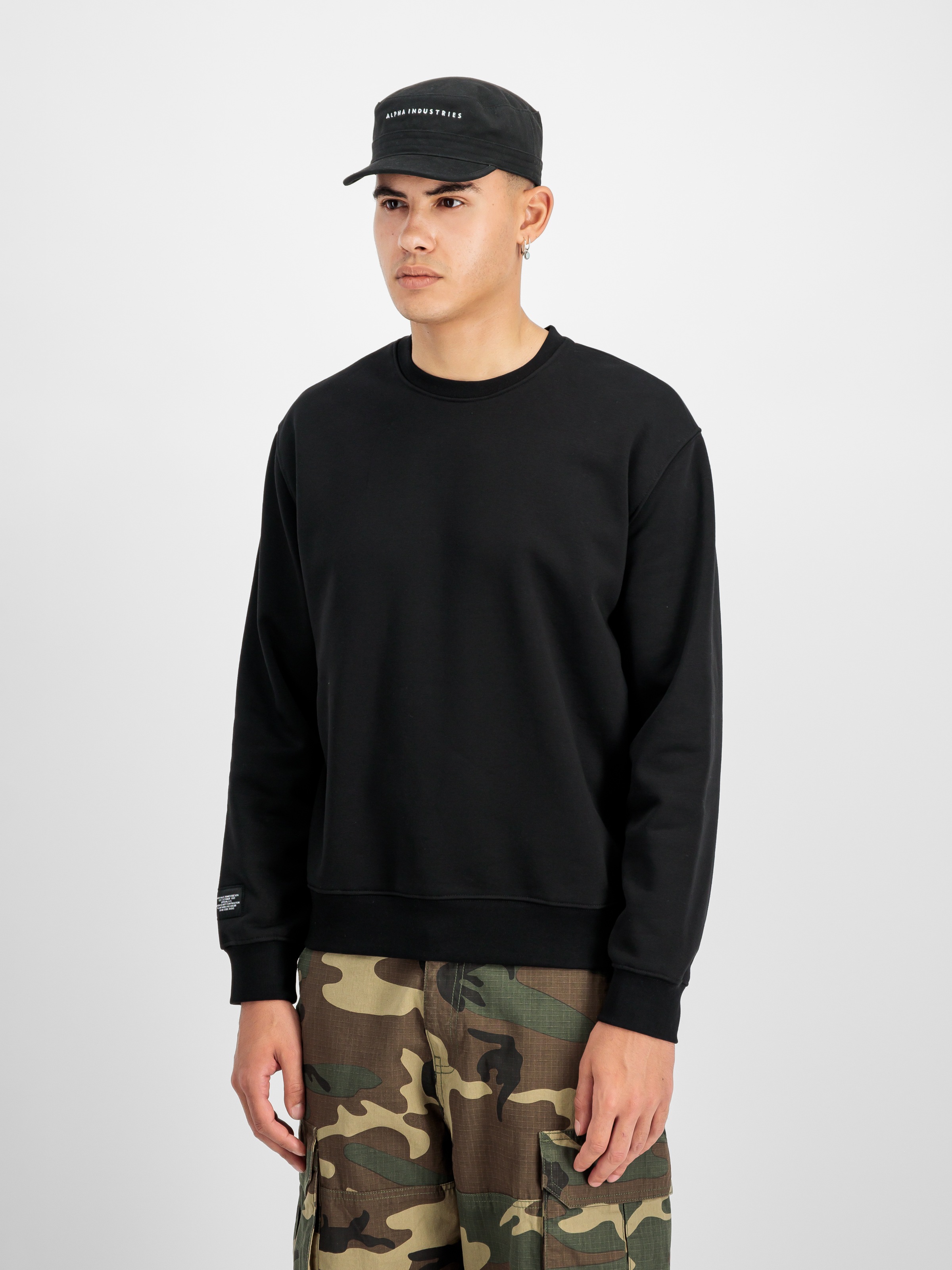 Alpha Industries Sweatshirt "Label Sweater BP" günstig online kaufen