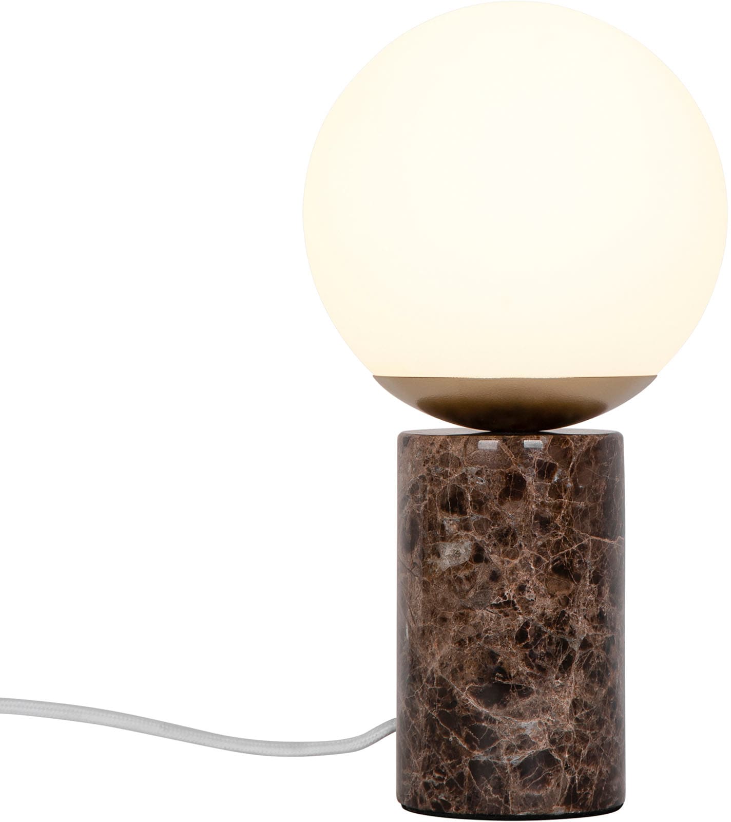 Nordlux Tischleuchte »Lilly Marble«, Leuchtmittel E14 | ohne Leuchtmittel, Zeitgenössisches Art-Deco-Design, Kippschalter am Kabel