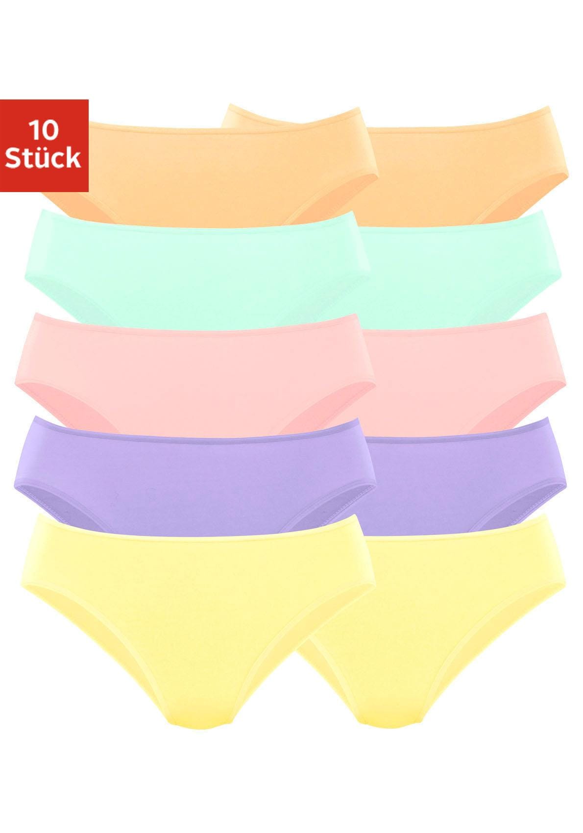 petite fleur by Lascana 10er-Pack, aus elastischer Baumwolle