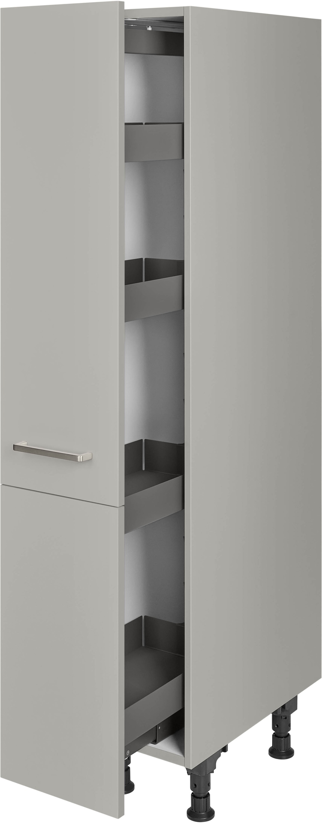 nobilia® Apothekerschrank »"Touch", mit 4 Einhängekörben, Breite 30 cm, Höhe 167,8 cm,«, vormontiert, Ein- und Auszugsdämpfung SoftStoppPro