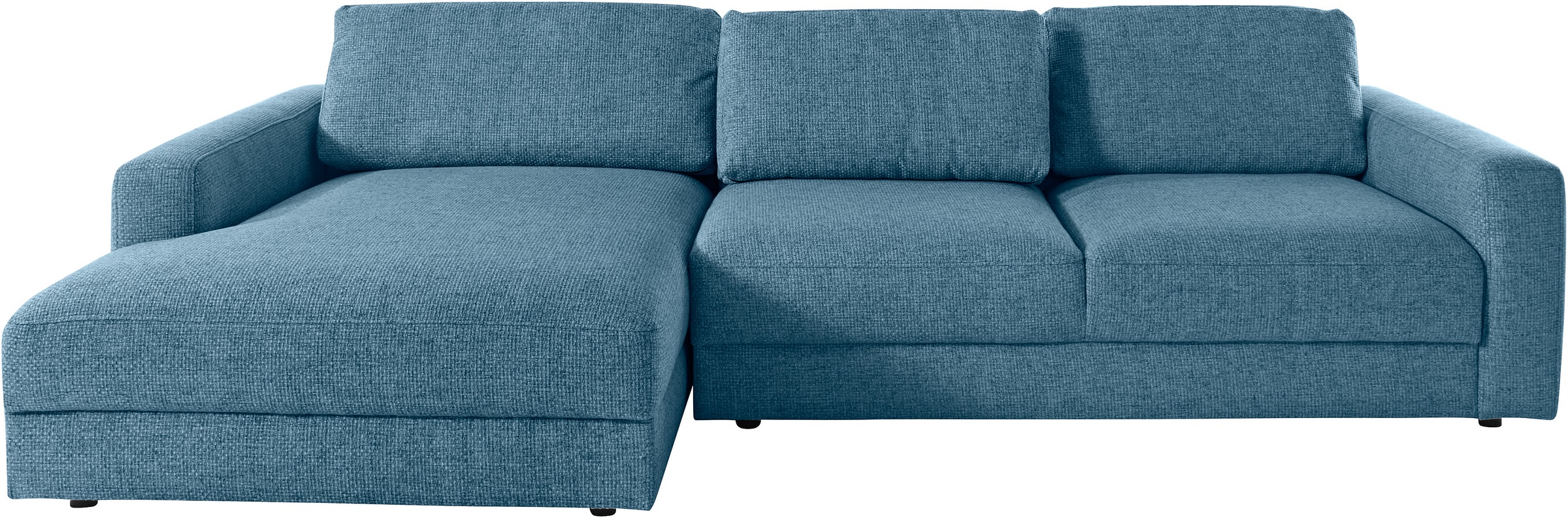 Places of Style Ecksofa »Bloomfield, L-Form«, extra tiefe Sitzfläche, wahlweise mit Sitztiefenverstellung