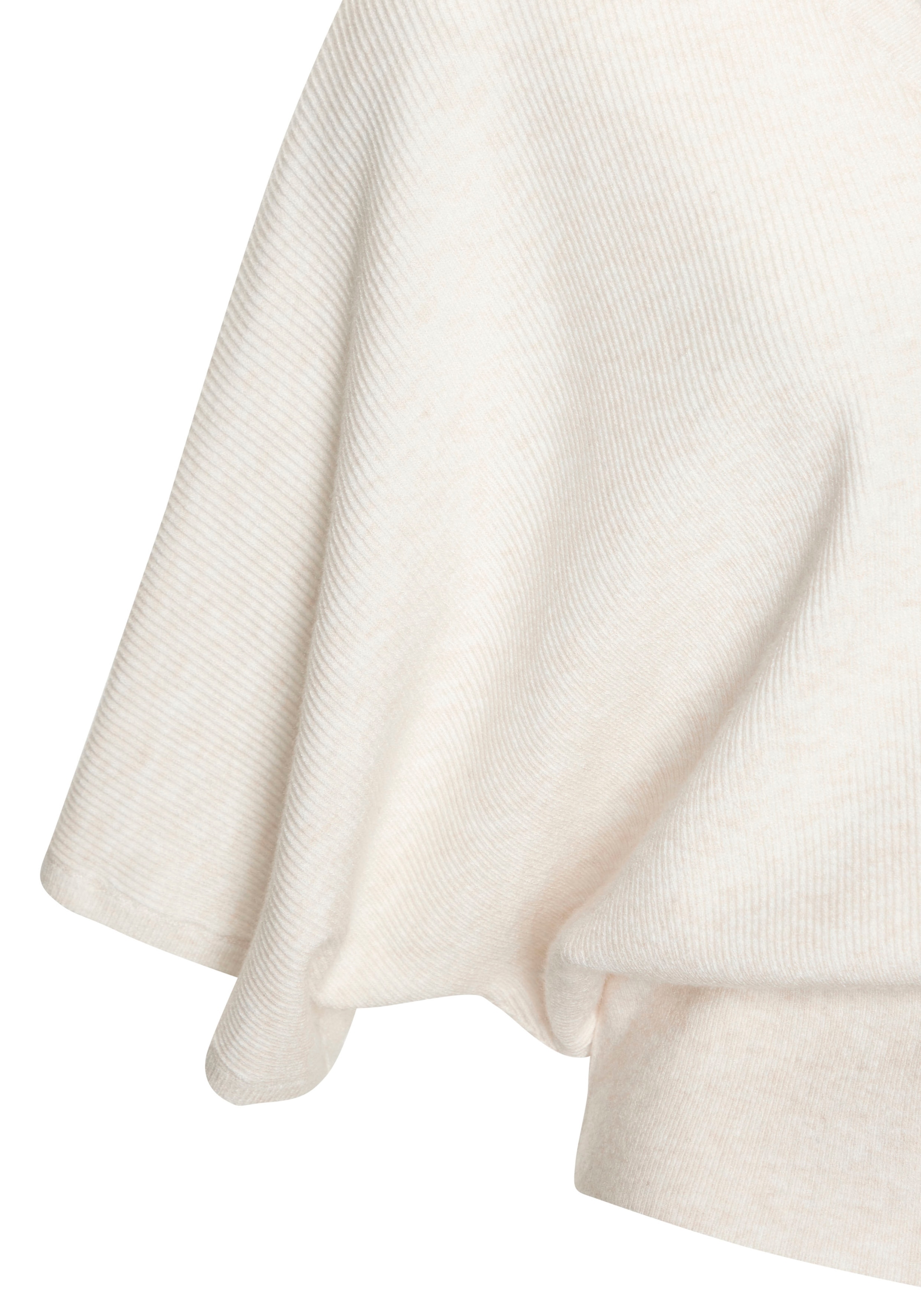 Copenhagen Studios Fledermausshirt, aus hochwertiger, feiner Rippe, Loungewear
