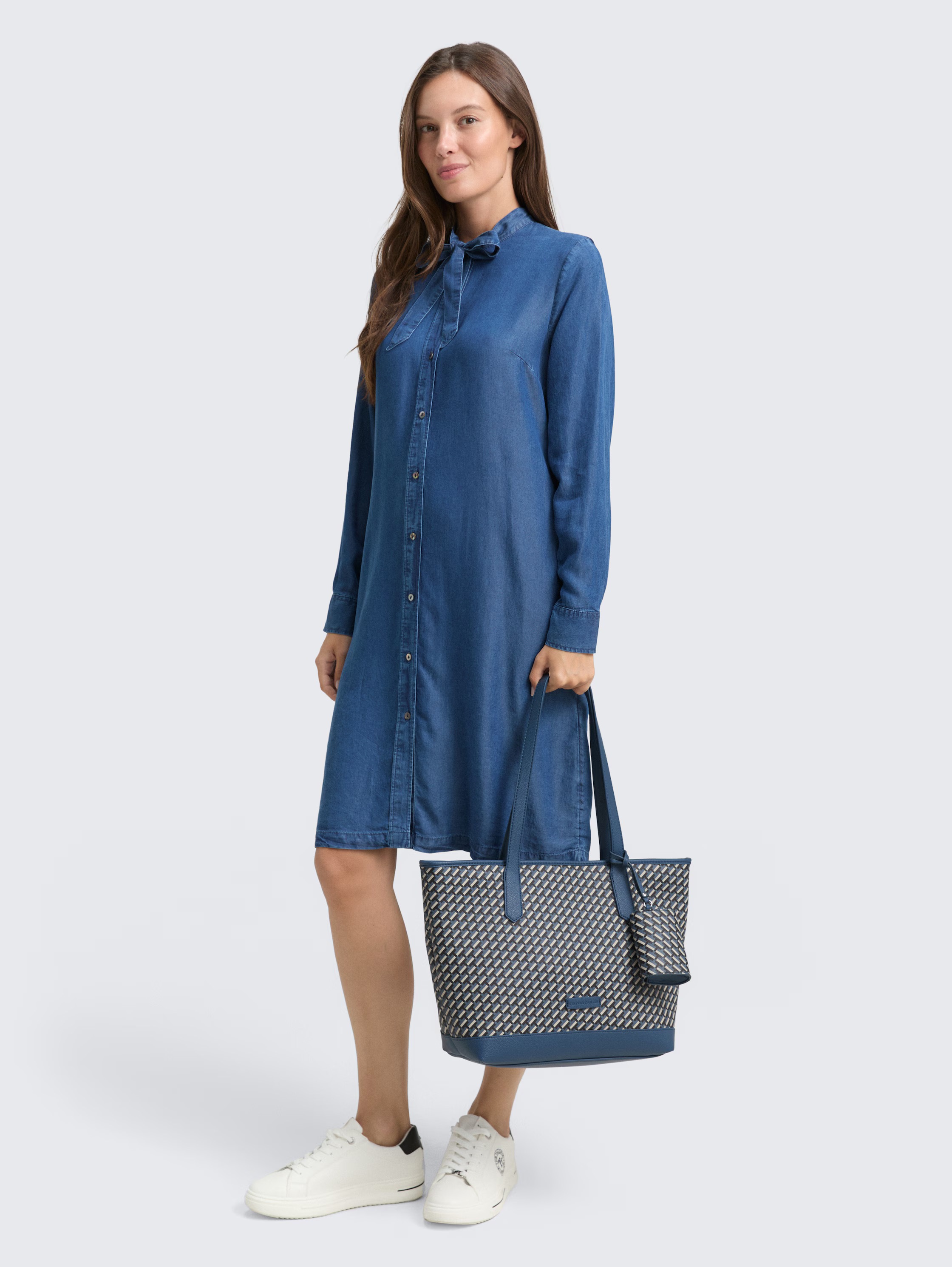 TOM TAILOR Shopper »Xenia«, mit raffiniert geometrischen "T" Print des Logos auf dem Taschenkörper