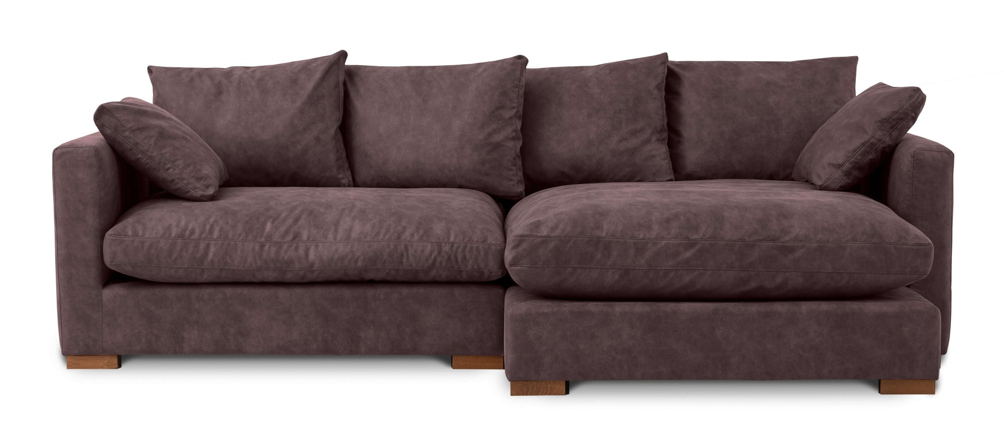 Home affaire Ecksofa »Coray«, Breite 266 cm, extra weich und kuschelig, mit Federn und Daunen