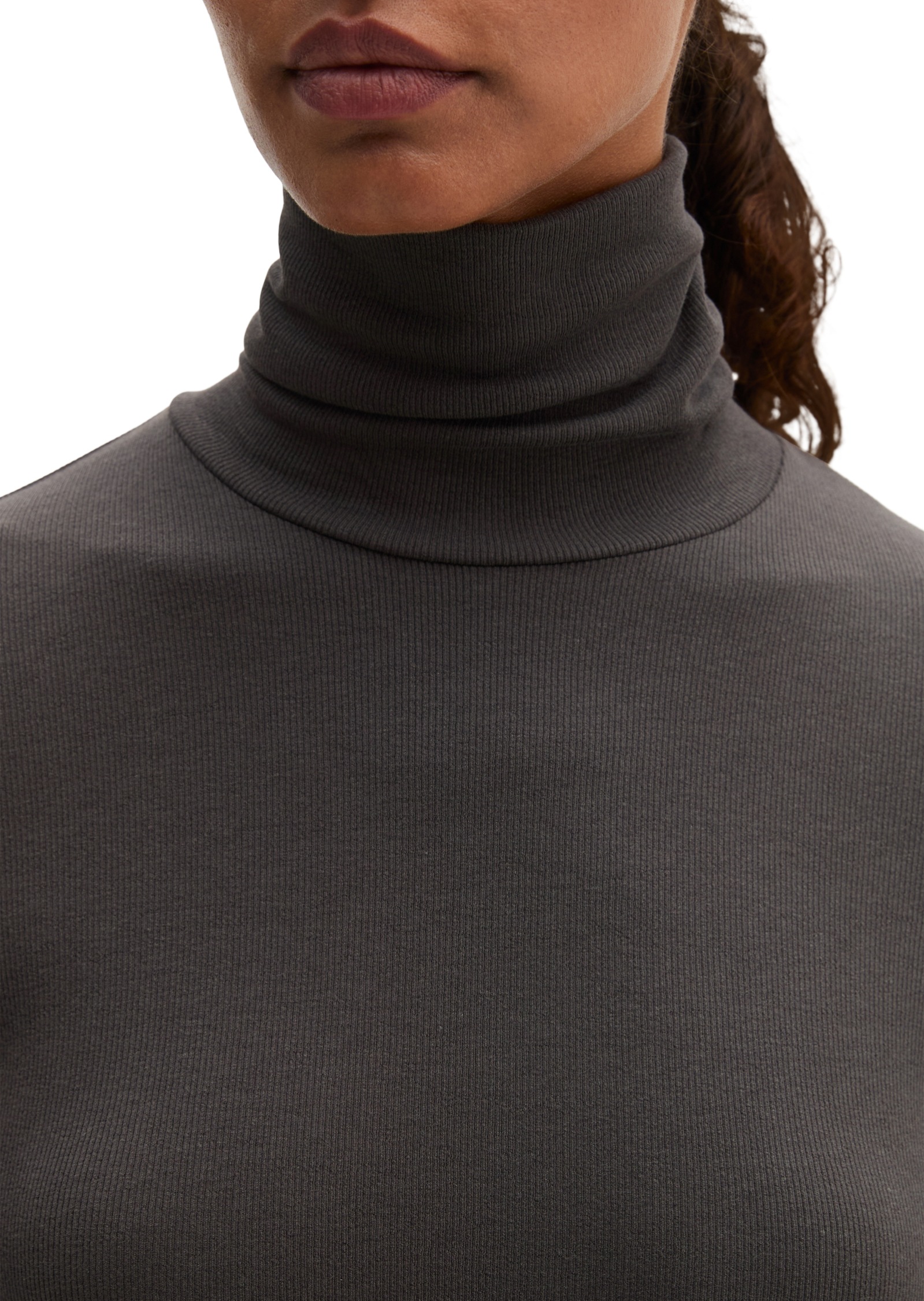 Marc O'Polo Langarmshirt »aus soft geripptem Jersey«