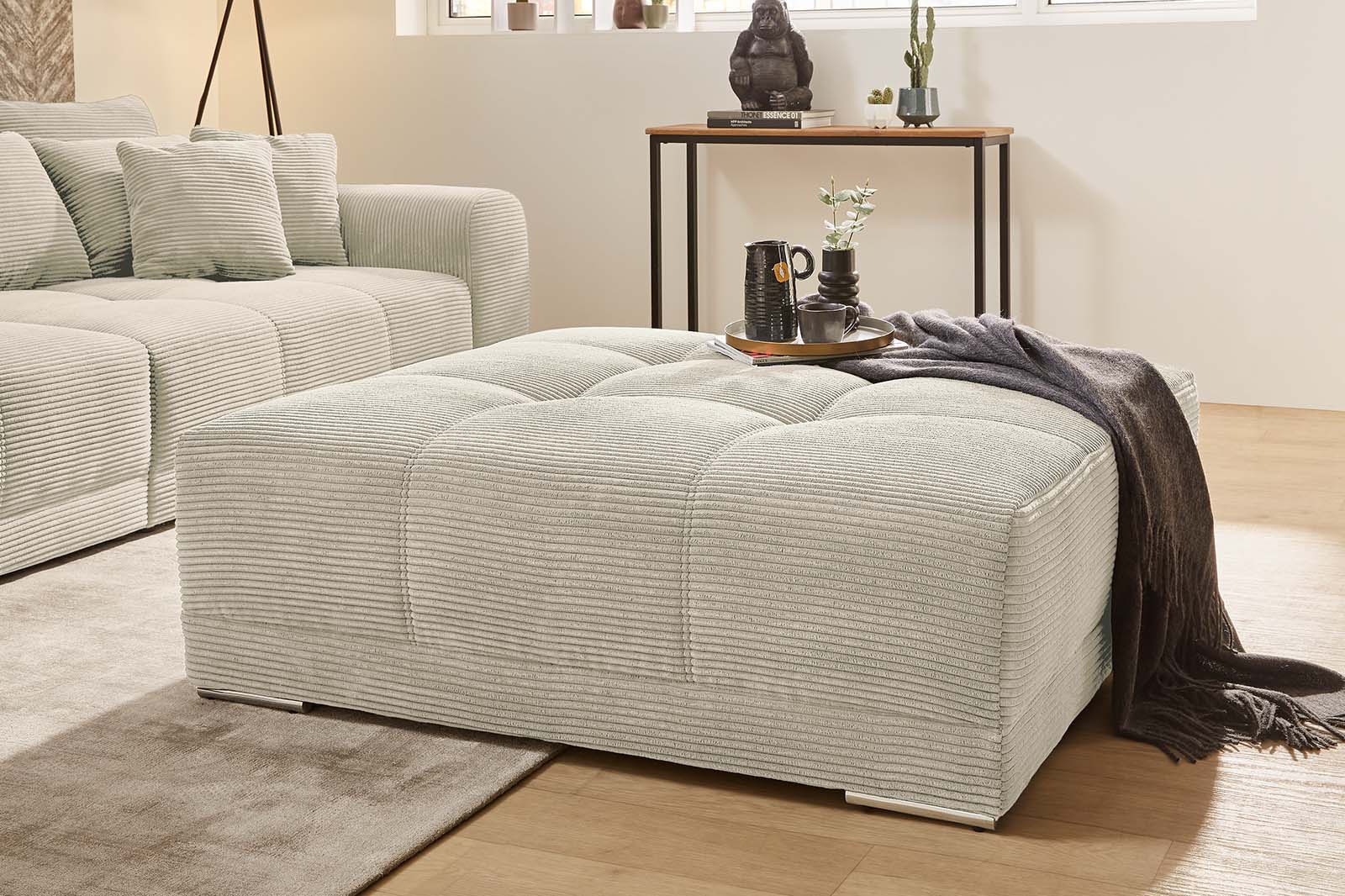 Jockenhöfer Gruppe Hocker »Moldau XXL, B: 120 cm«, Mega-Hocker im XXL-Format