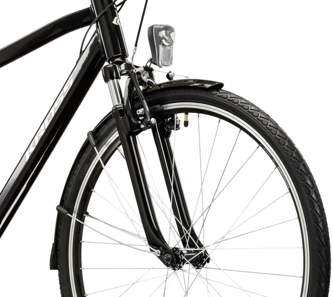 Kross Trekkingrad »Herren-Trekkingrad 28" Trans 1.0 Schwarz 21 Gänge« 21 Gang Shimano TOURNEY TY300 Schaltwerk Kettenschaltung