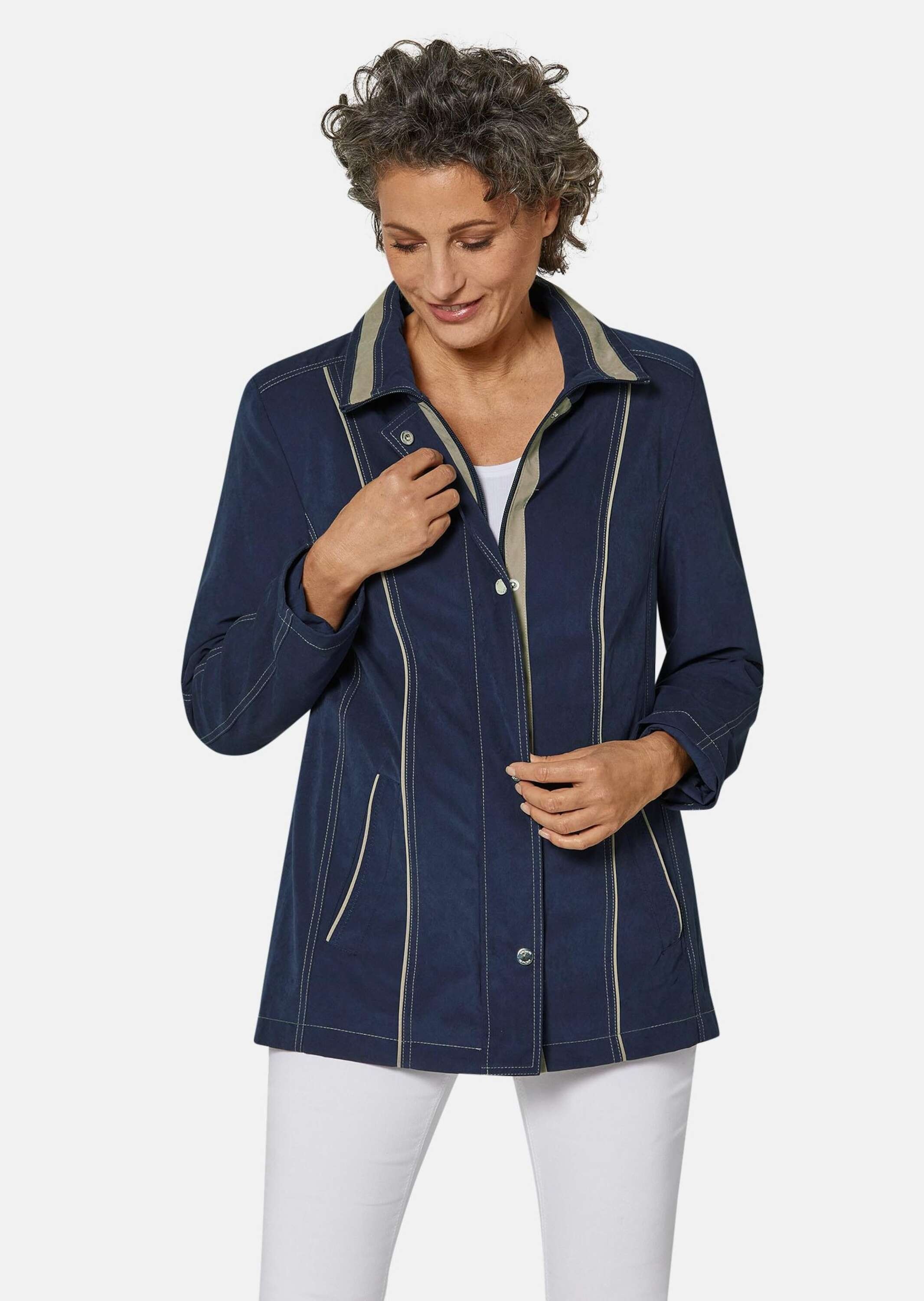 GOLDNER Kurzjacke "Kurzgröße Atmungsaktive, weiche Lerana-Jacke" Ohne günstig online kaufen