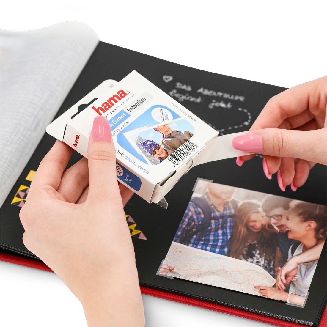 Hama Aufkleber »Fotoecken-Spender Aktion, 2x500 Ecken, Doppelpack«