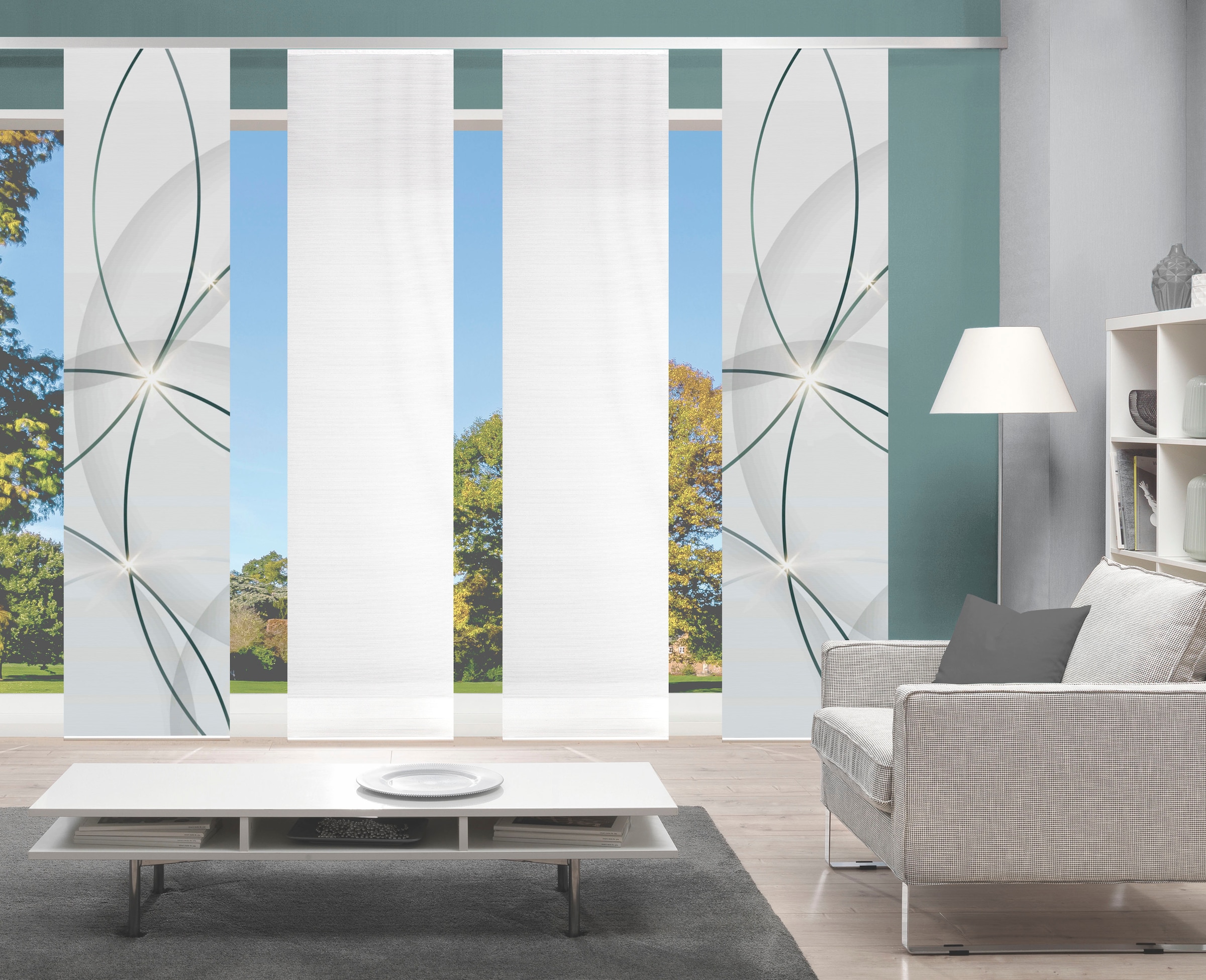 Vision S Schiebegardine "BLINKI" Paneelwagen 1 Stk. tlg. DIGITALDRUCK günstig online kaufen