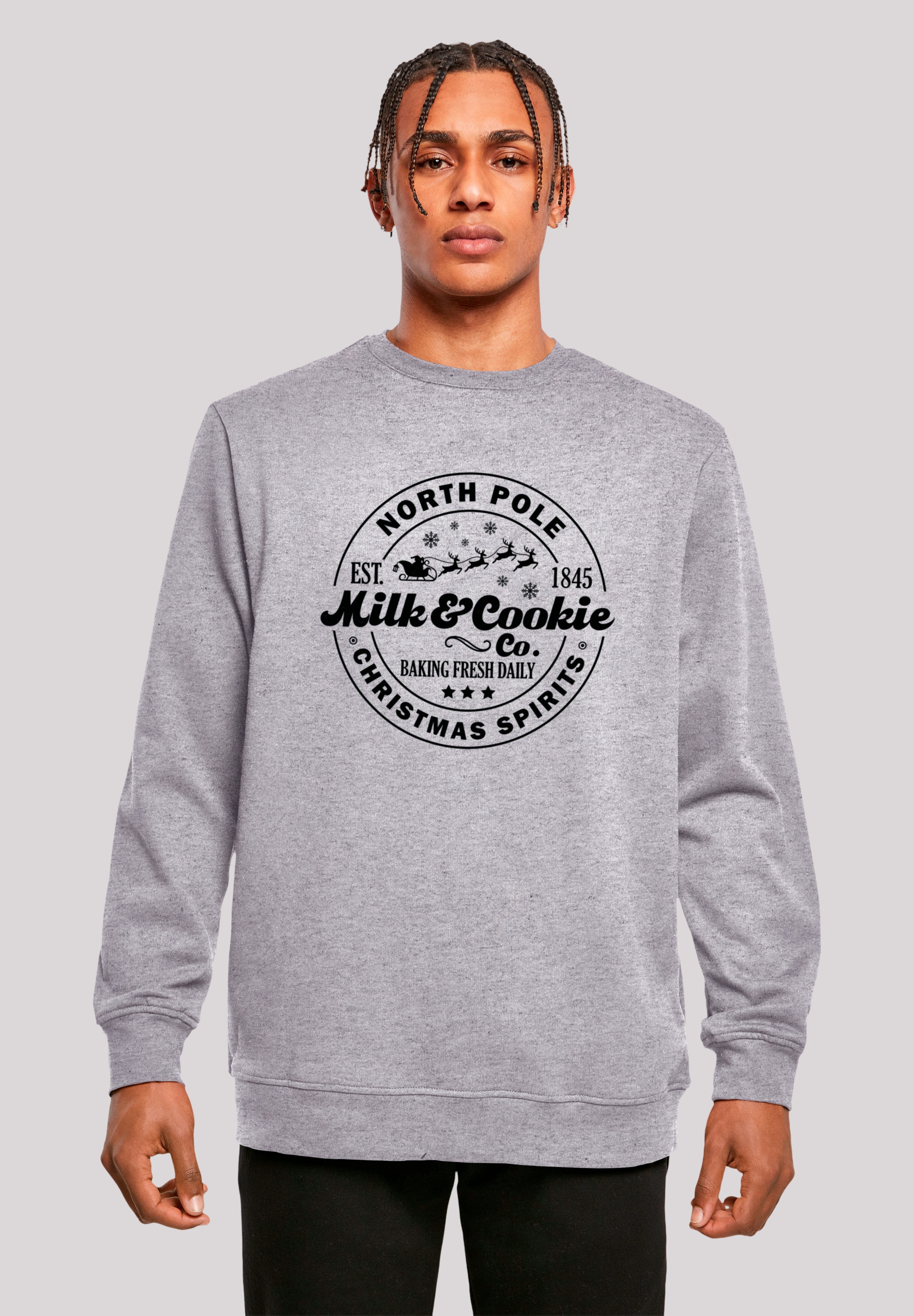 Sweatshirt »Milk and Cookie Bakery Retro Weihnachten Sign«, Premium Qualität,...