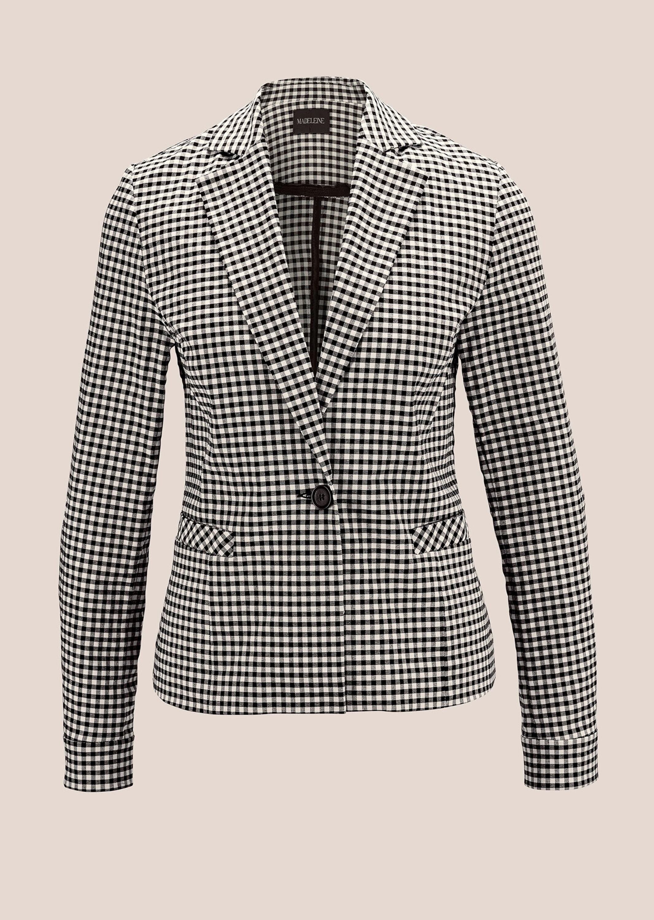 MADELEINE Jackenblazer "Blazer Blazer in feinem Vichy-Karo" günstig online kaufen