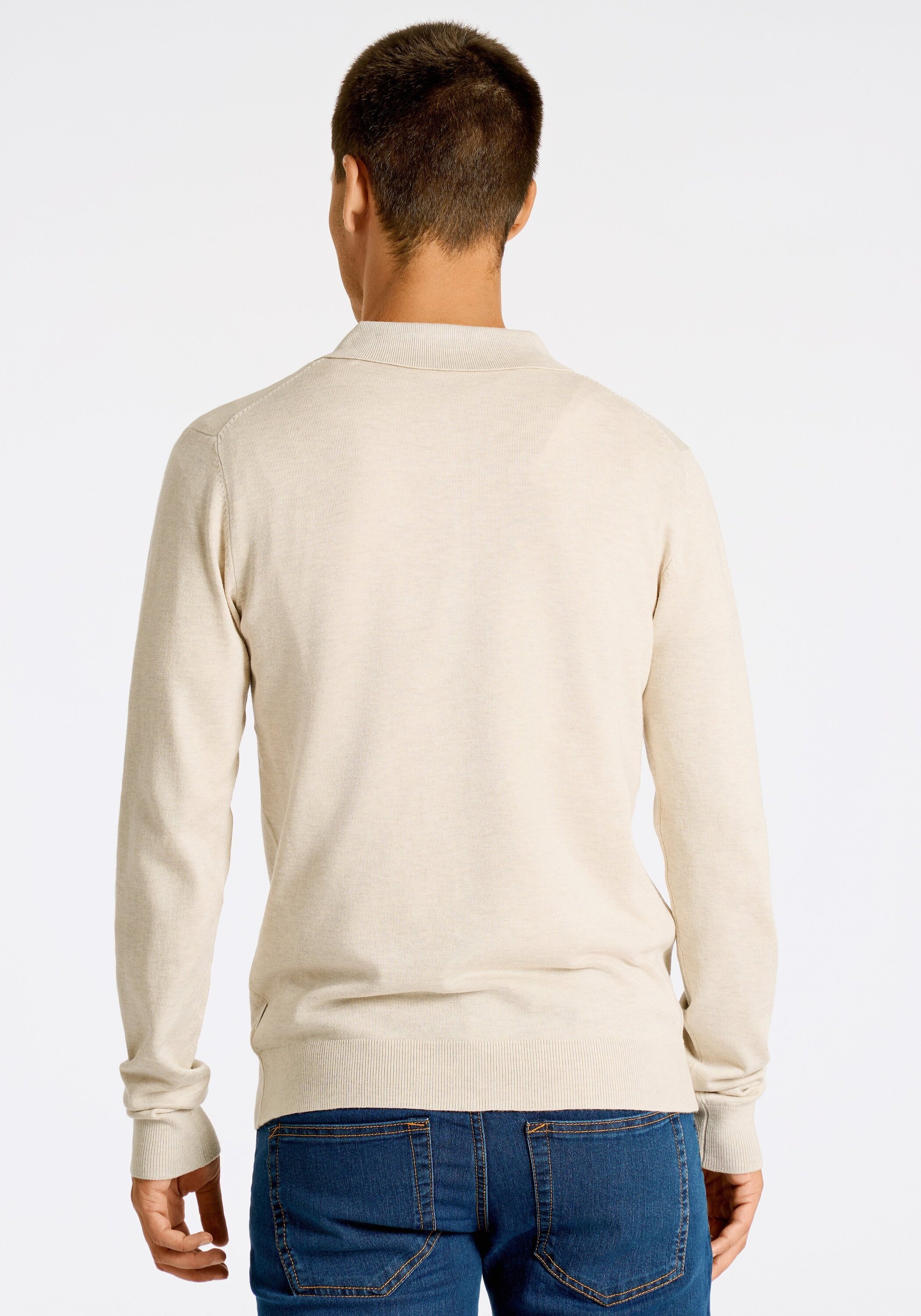 LINDBERGH Langarm-Poloshirt "Lindbergh Troyer" günstig online kaufen