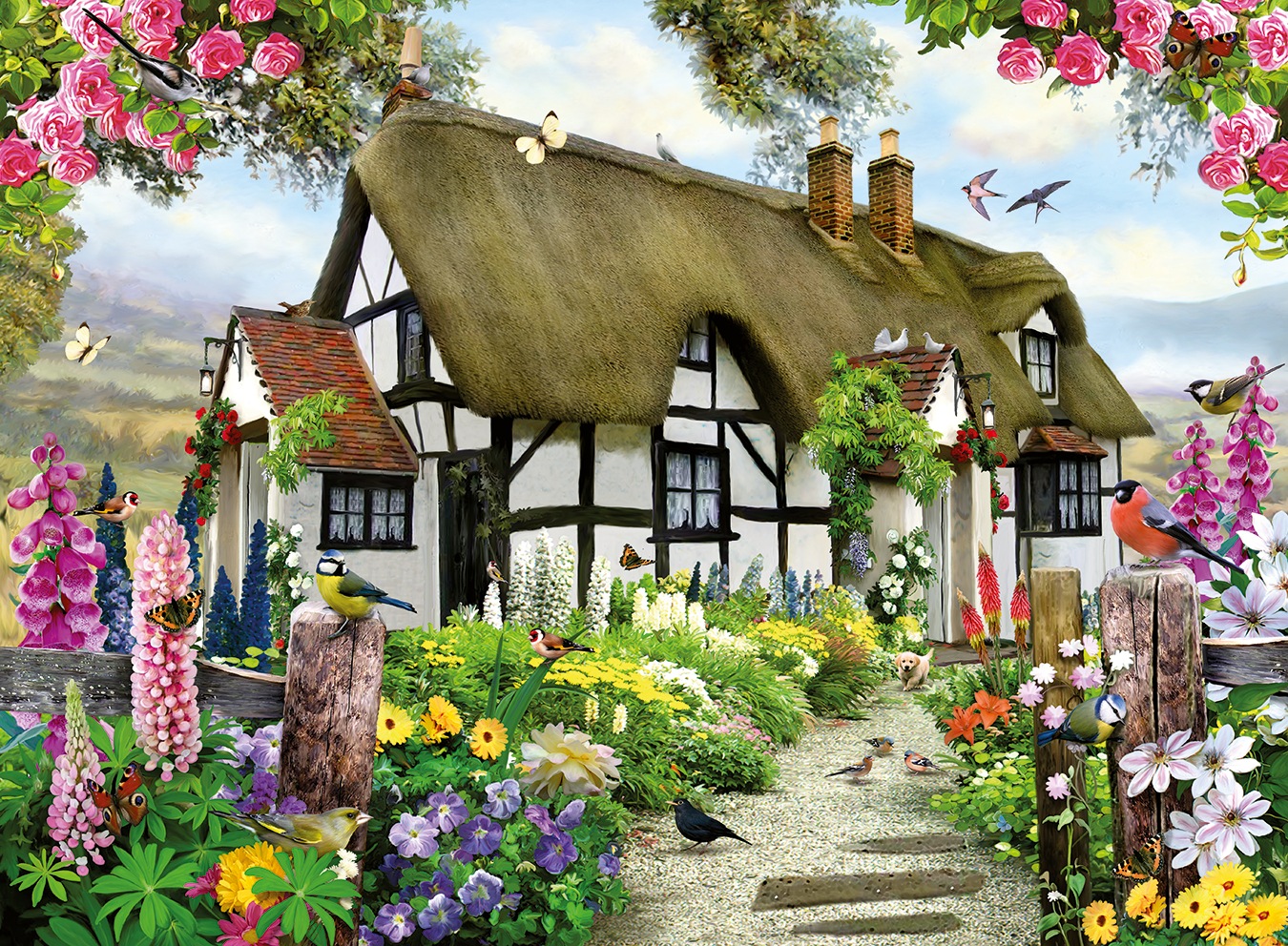 Ravensburger Puzzle »Verträumtes Cottage«, Made in Germany