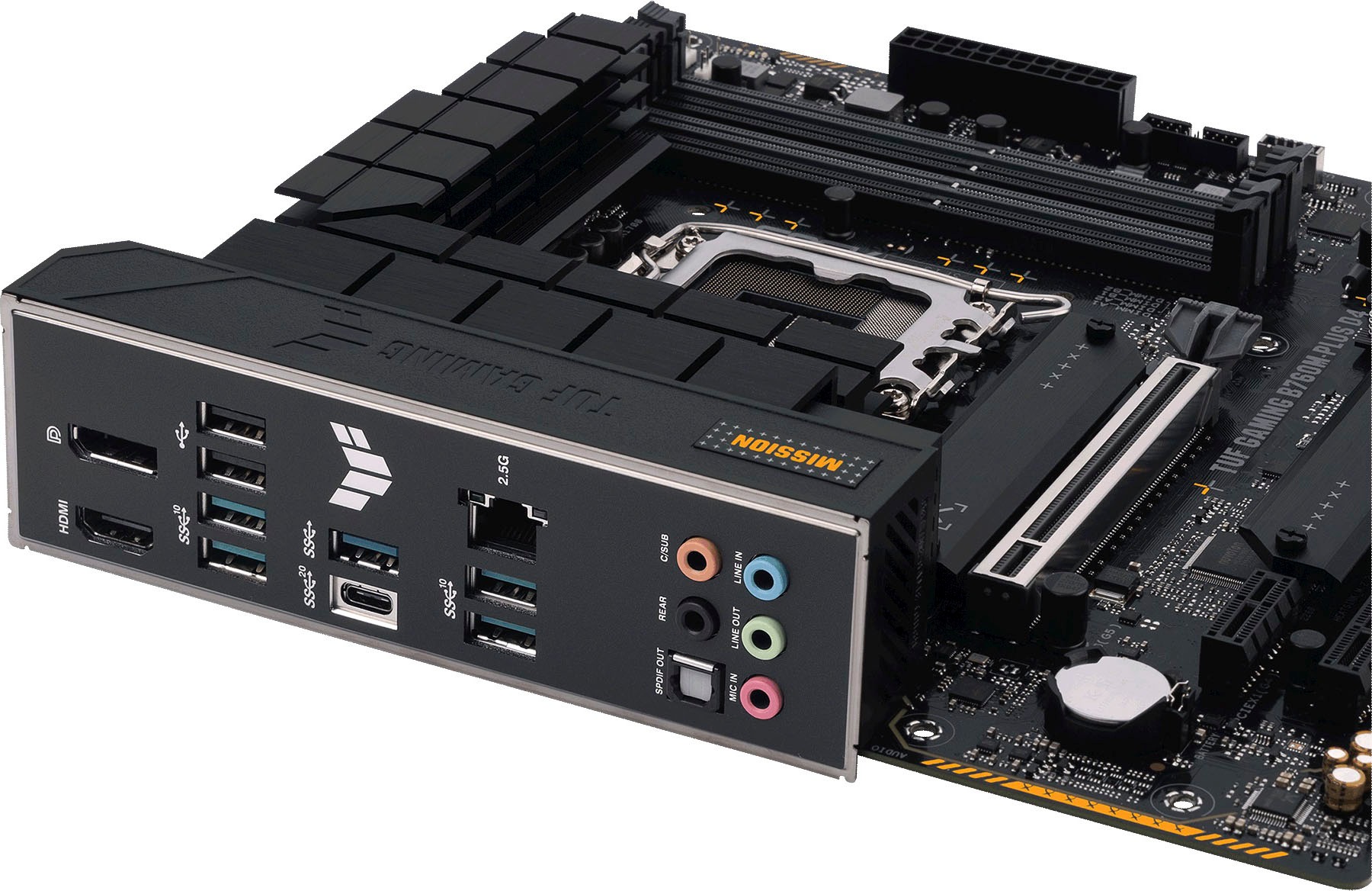Asus Mainboard »TUF GAMING B760M-PLUS D4«, Intel B760, mATX, DDR4 Speicher, PCIe 5.0, 2x M.2, Thunderbolt 4