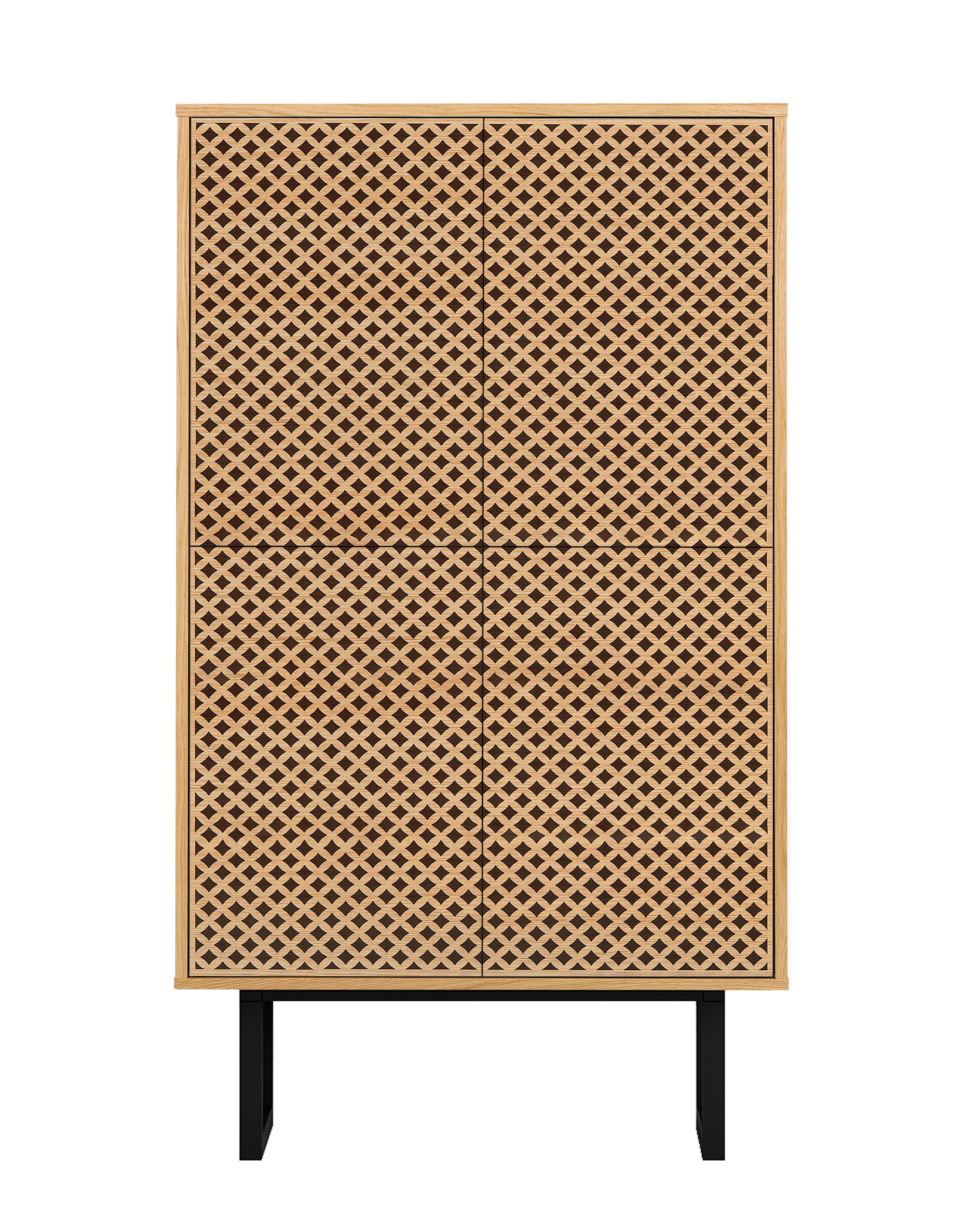 Woodman Highboard, Kommode im skandinavischen Design